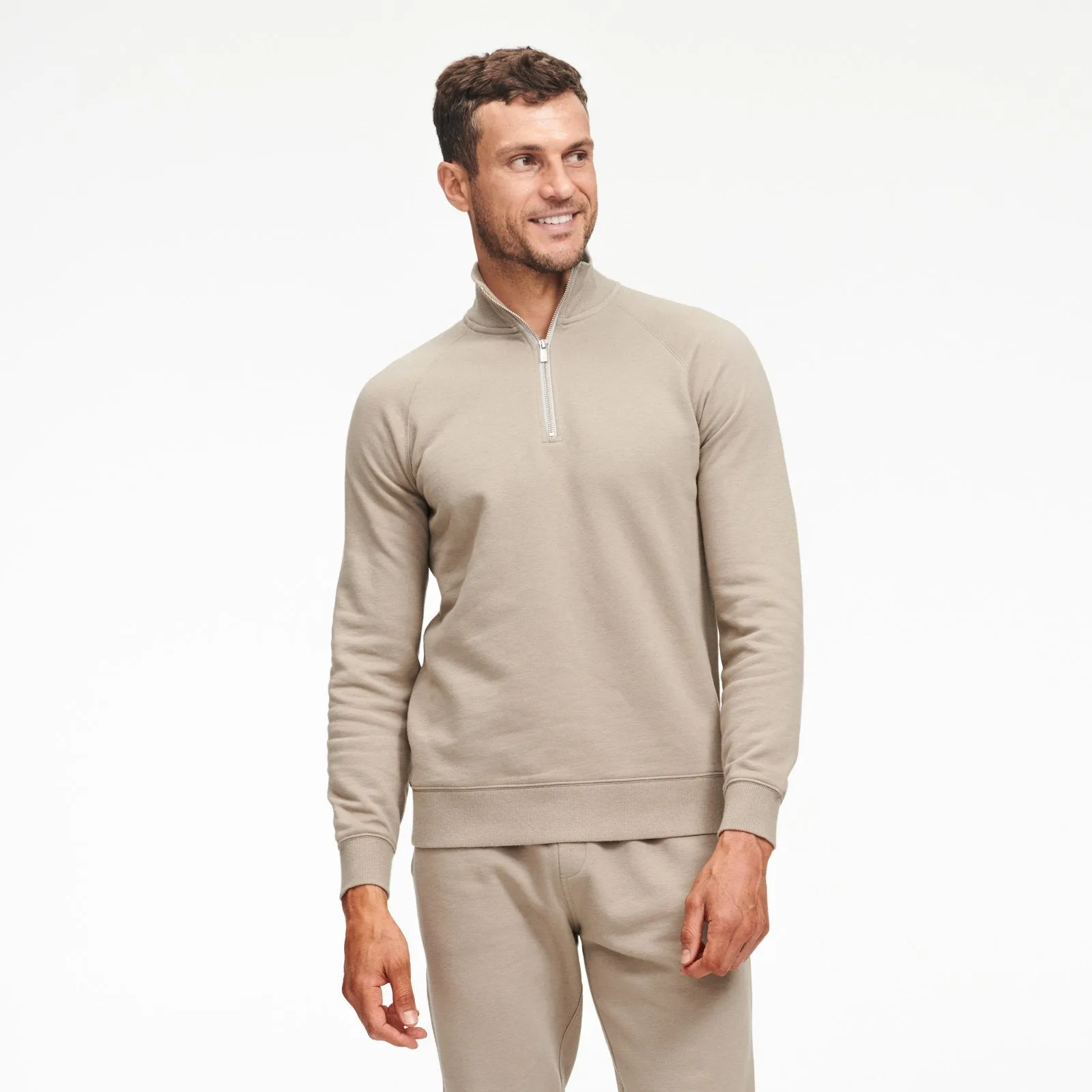 Fleece Quarter Zip Sweatshirt sold by Naadam