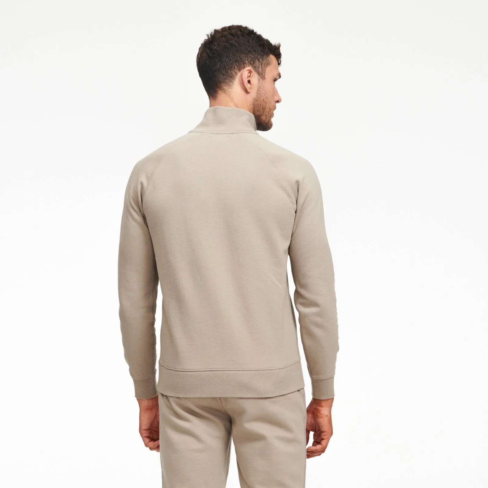 Fleece Quarter Zip Sweatshirt sold by Naadam product image thumbnail 4