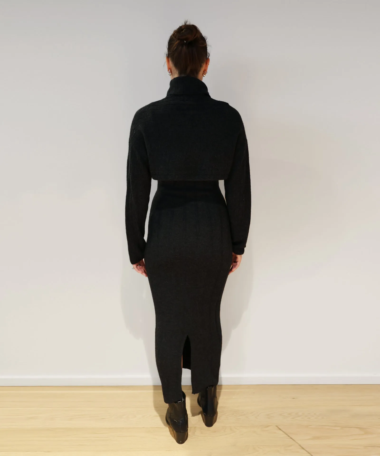 Cashmino Two Piece Turtleneck Dress Set sold by Naadam product image thumbnail 4