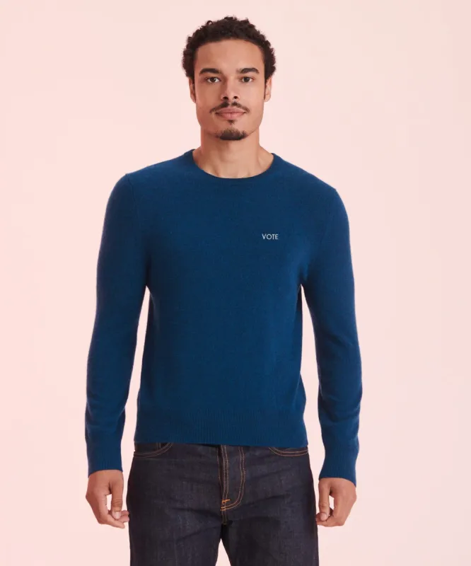 "VOTE" - The Original Cashmere Sweater Men's sold by Naadam