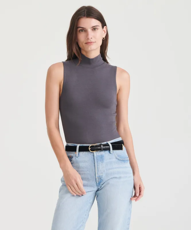 Modal Cashmere Sleeveless Mockneck Bodysuit sold by Naadam