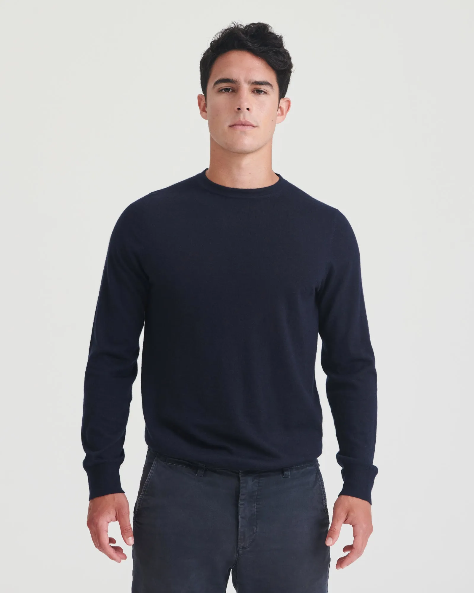 Super Fine Cashmere Long Sleeve Crewneck sold by NAADAM product image thumbnail 3