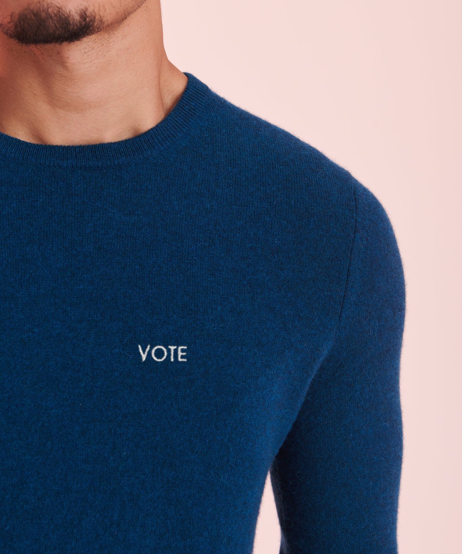"VOTE" - The Original Cashmere Sweater Men's sold by Naadam product image thumbnail 2