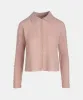 Cashmino Ribbed Collared Cardigan sold by Naadam