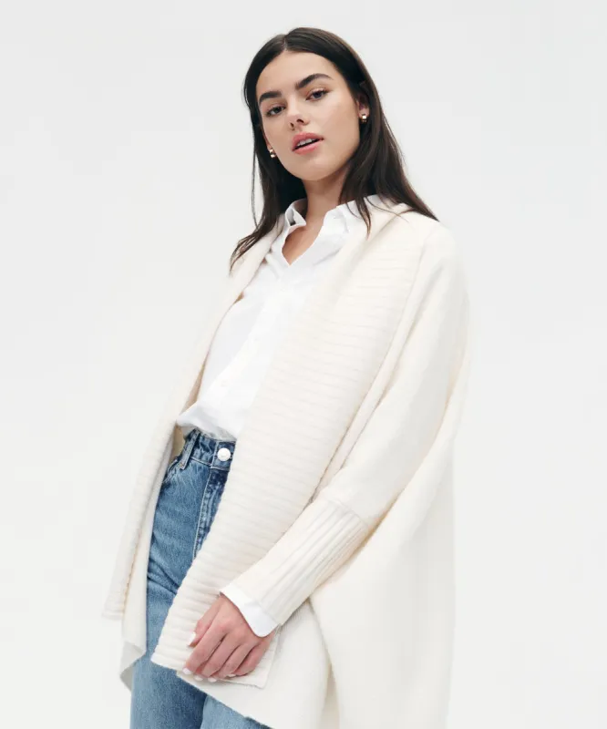 Cashmere Shawl Collar Cocoon Cardigan sold by Naadam