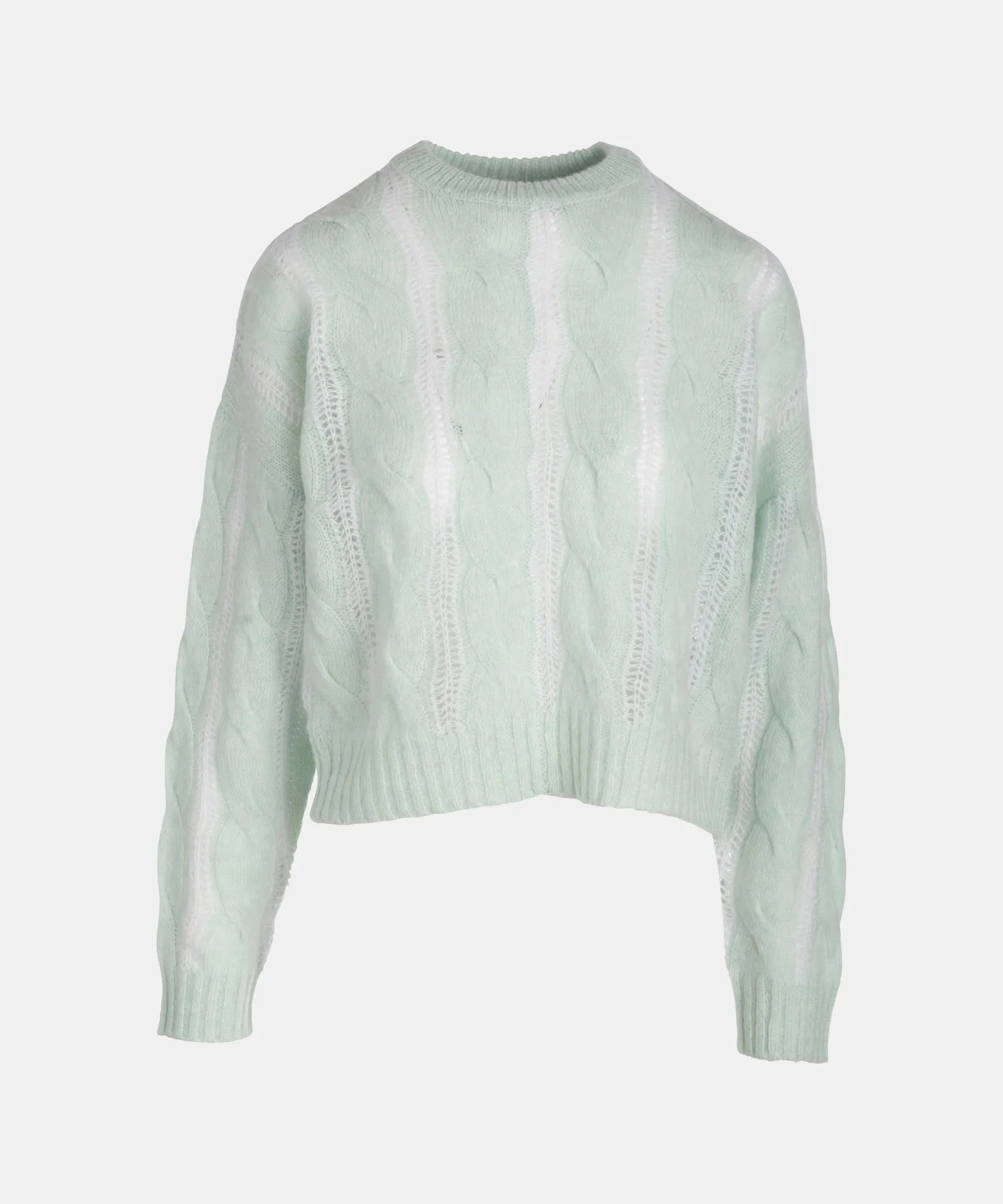 Alpaca Blend Color Block Cable Crew sold by Naadam product image thumbnail 2