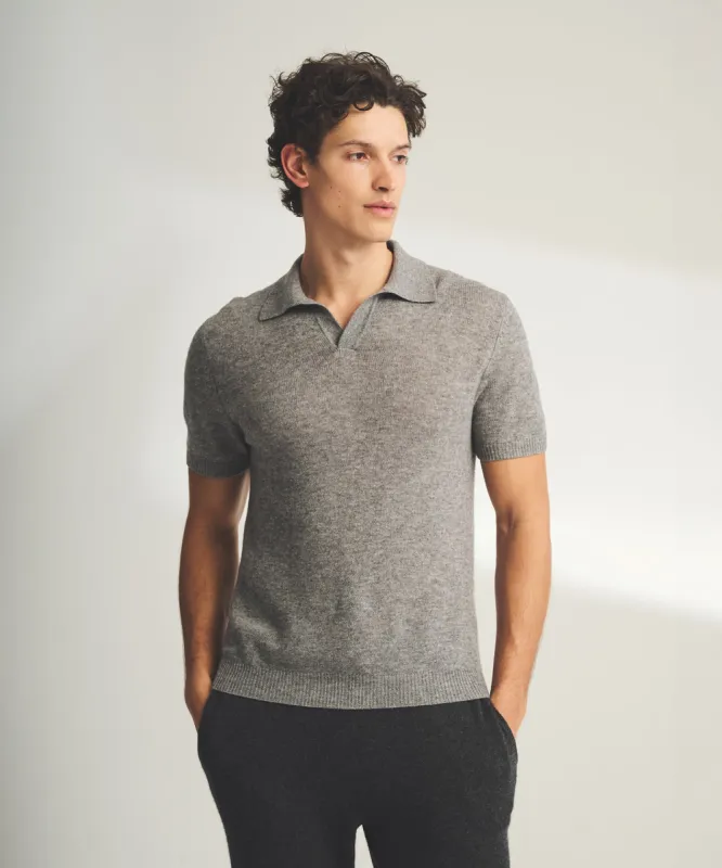 Lightweight Cashmere Short Sleeve Polo sold by Naadam