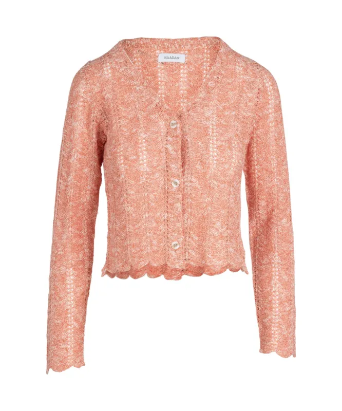 Cotton Silk Pointelle Cardigan sold by Naadam