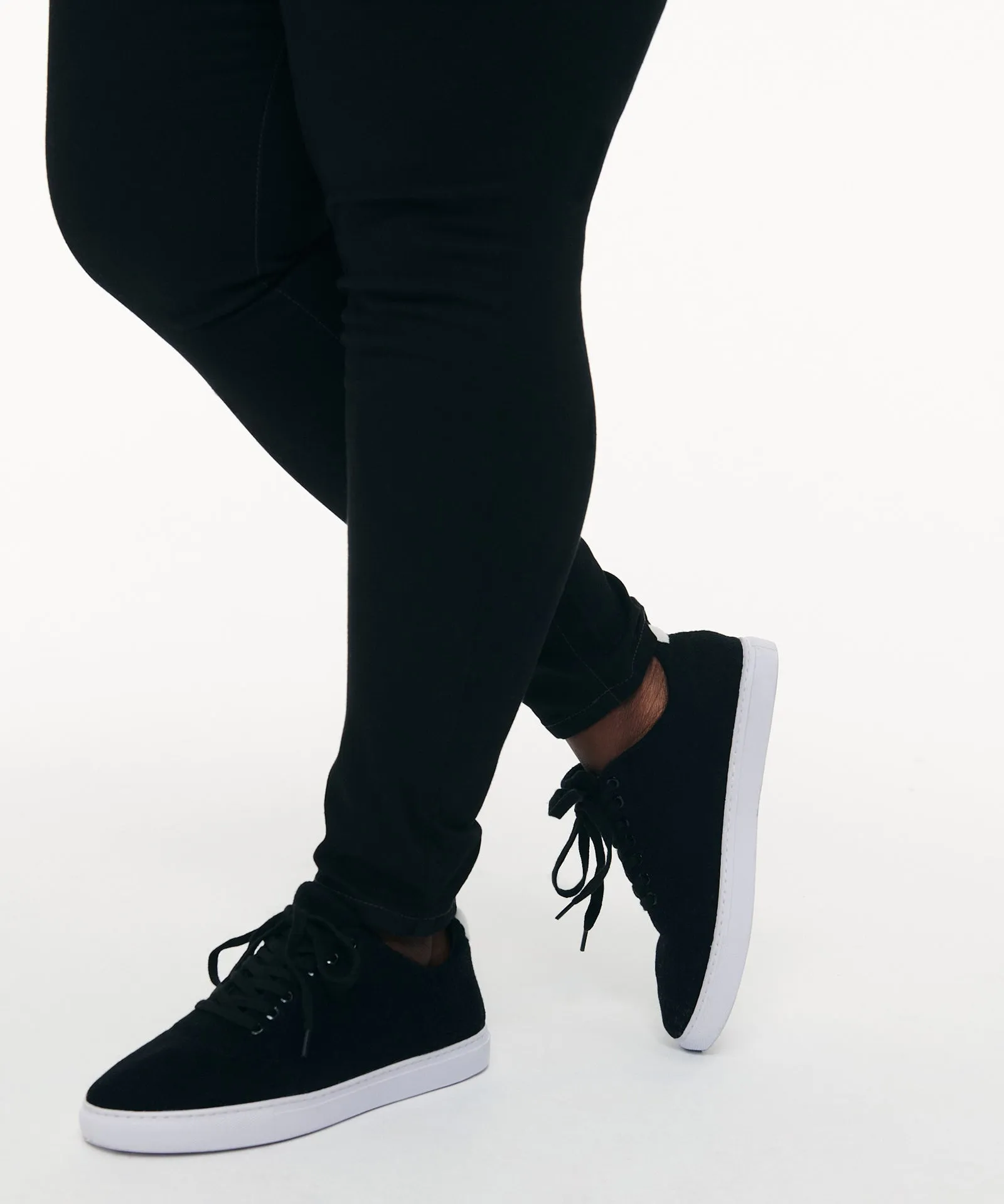 Women's Merino Cashmere Lace Up Sneakers sold by NAADAM product image thumbnail 3