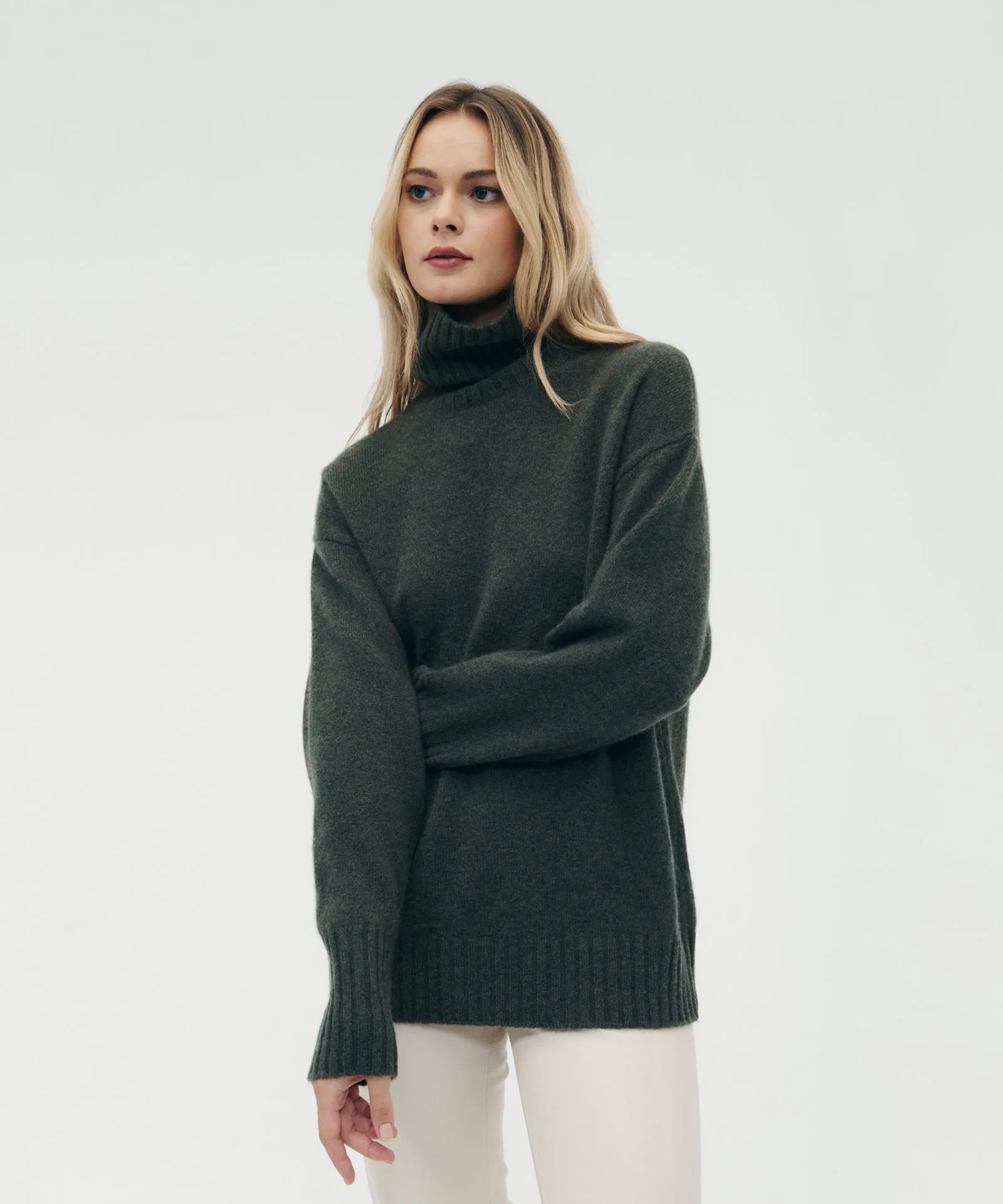Luxe Cashmere Turtleneck Tunic sold by Naadam product image thumbnail 2