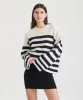 Super Luxe Cashmere Striped Crewneck sold by Naadam