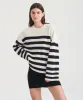 Super Luxe Cashmere Striped Crewneck sold by Naadam