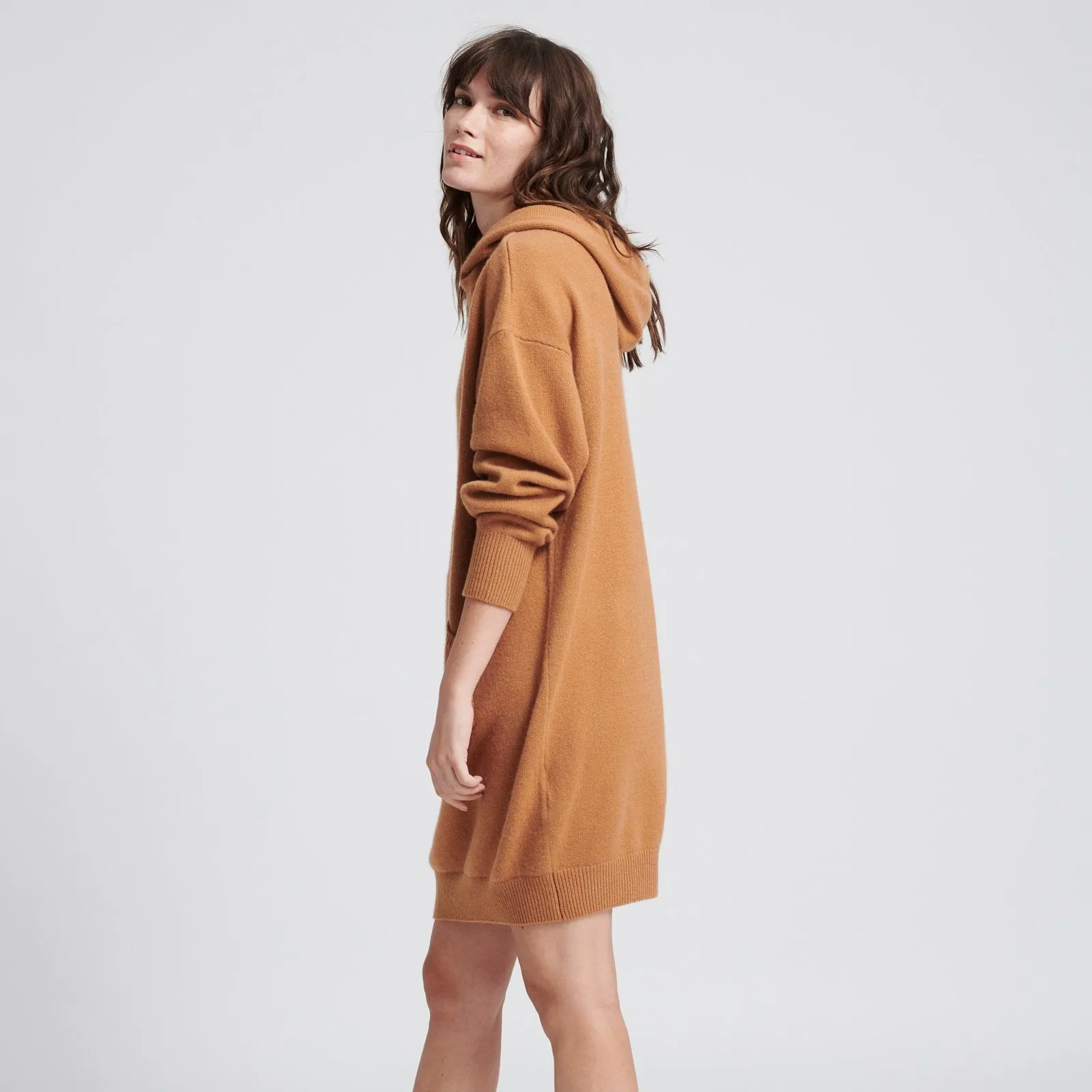Wool Cashmere Sweatshirt Dress sold by Naadam product image thumbnail 3
