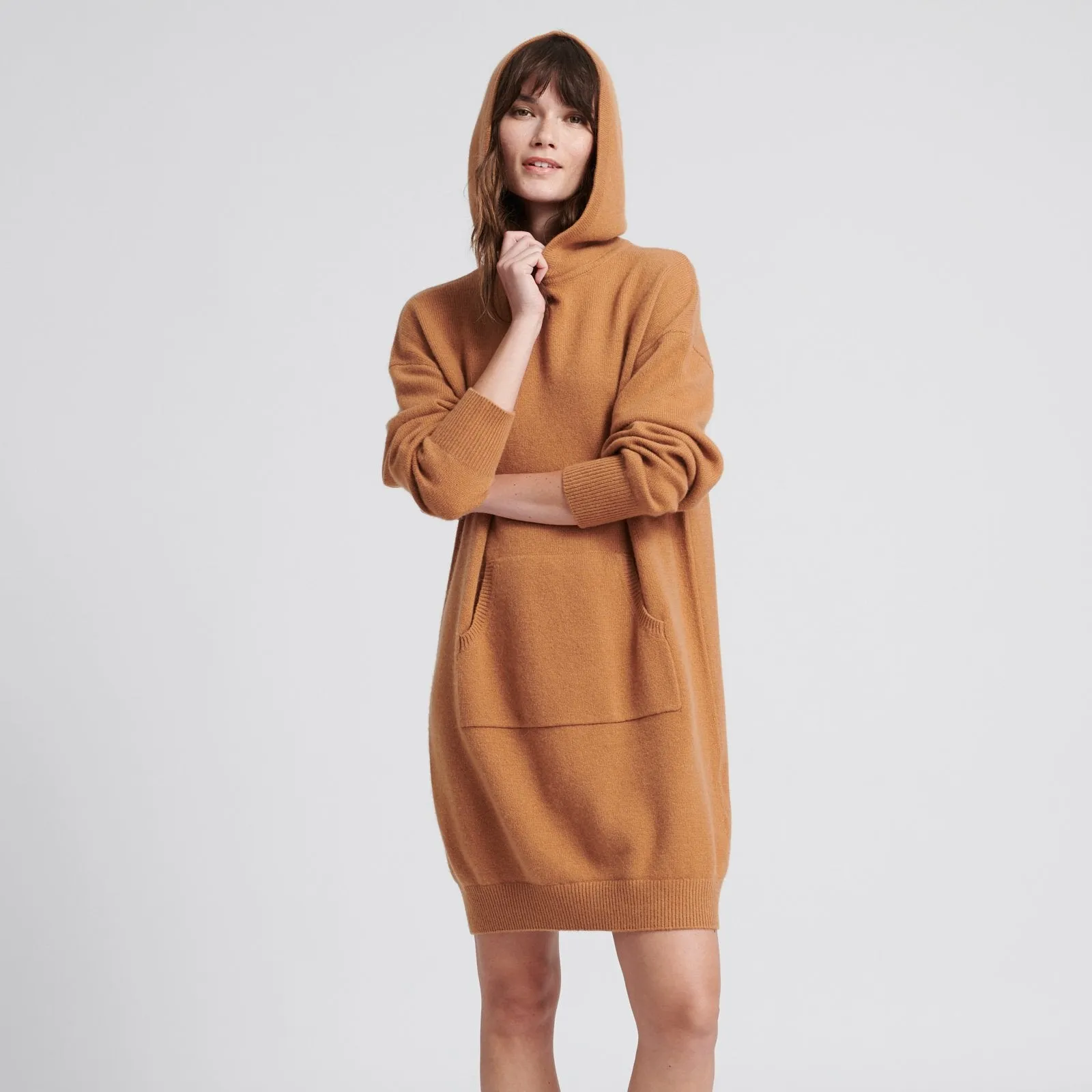 Wool Cashmere Sweatshirt Dress sold by Naadam product image thumbnail 2