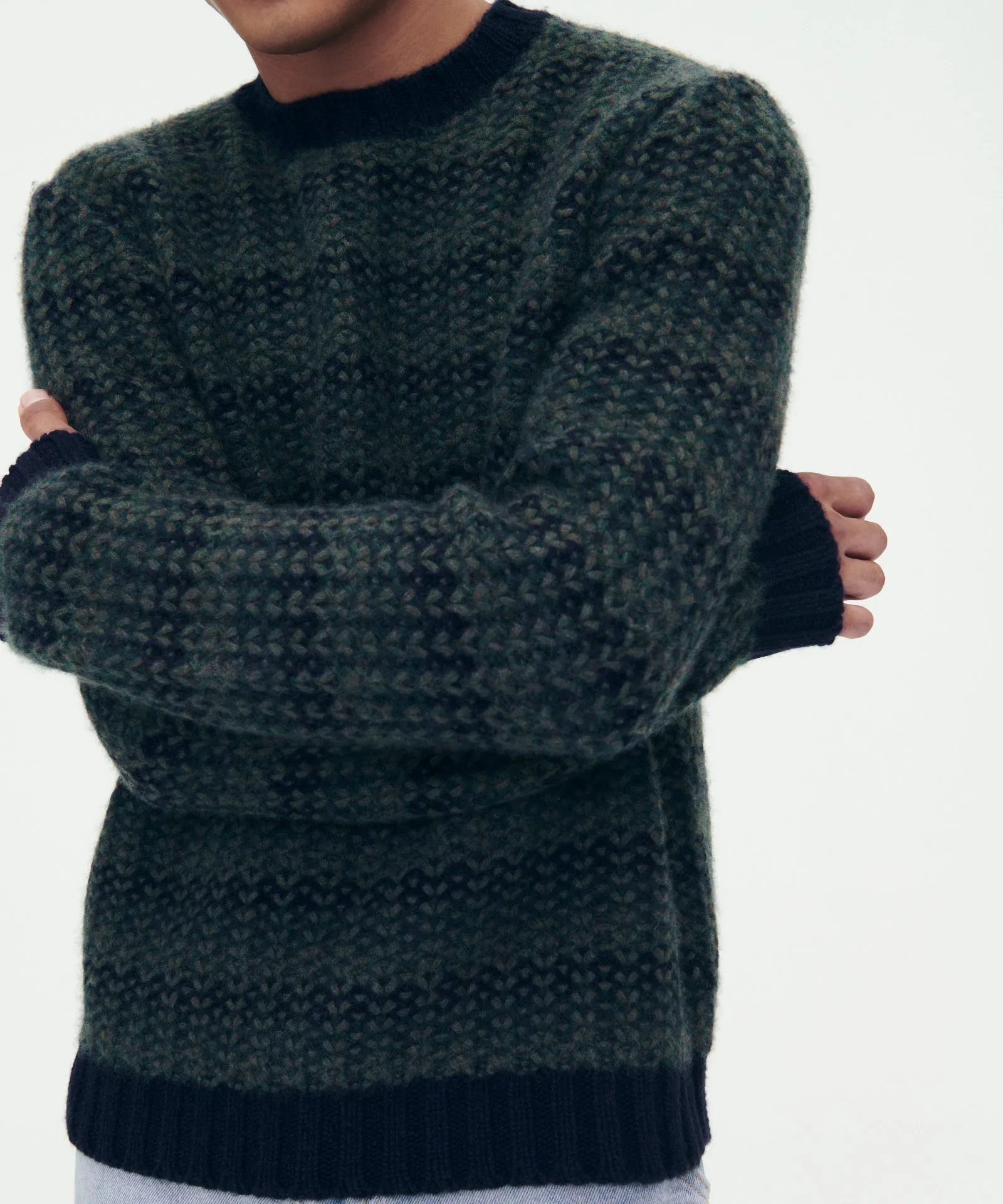 Merino Cashmere Textured Sweater sold by Naadam product image thumbnail 4