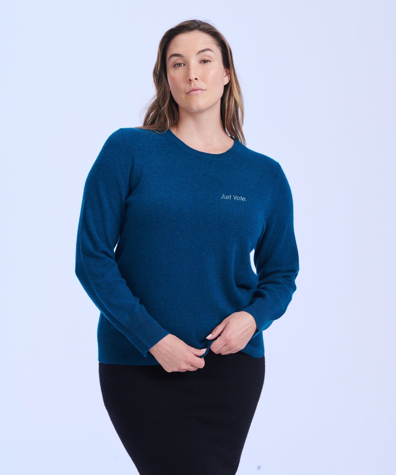 "Just Vote." - The Original Cashmere Sweater Women's sold by Naadam
