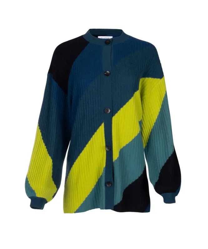 Cashmino Striped Cardigan sold by Naadam