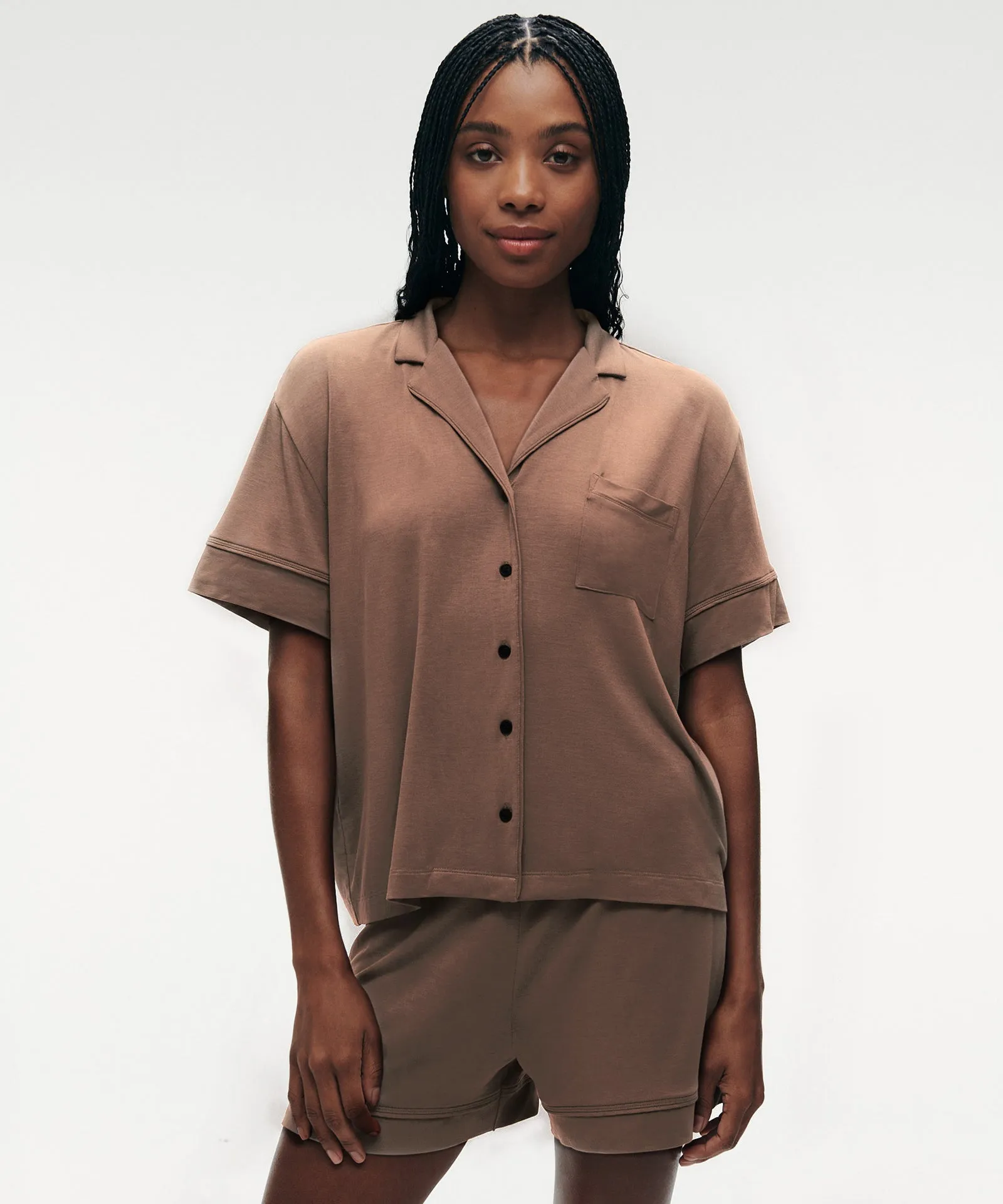 Women's Short Sleeve Pajama Set sold by Naadam