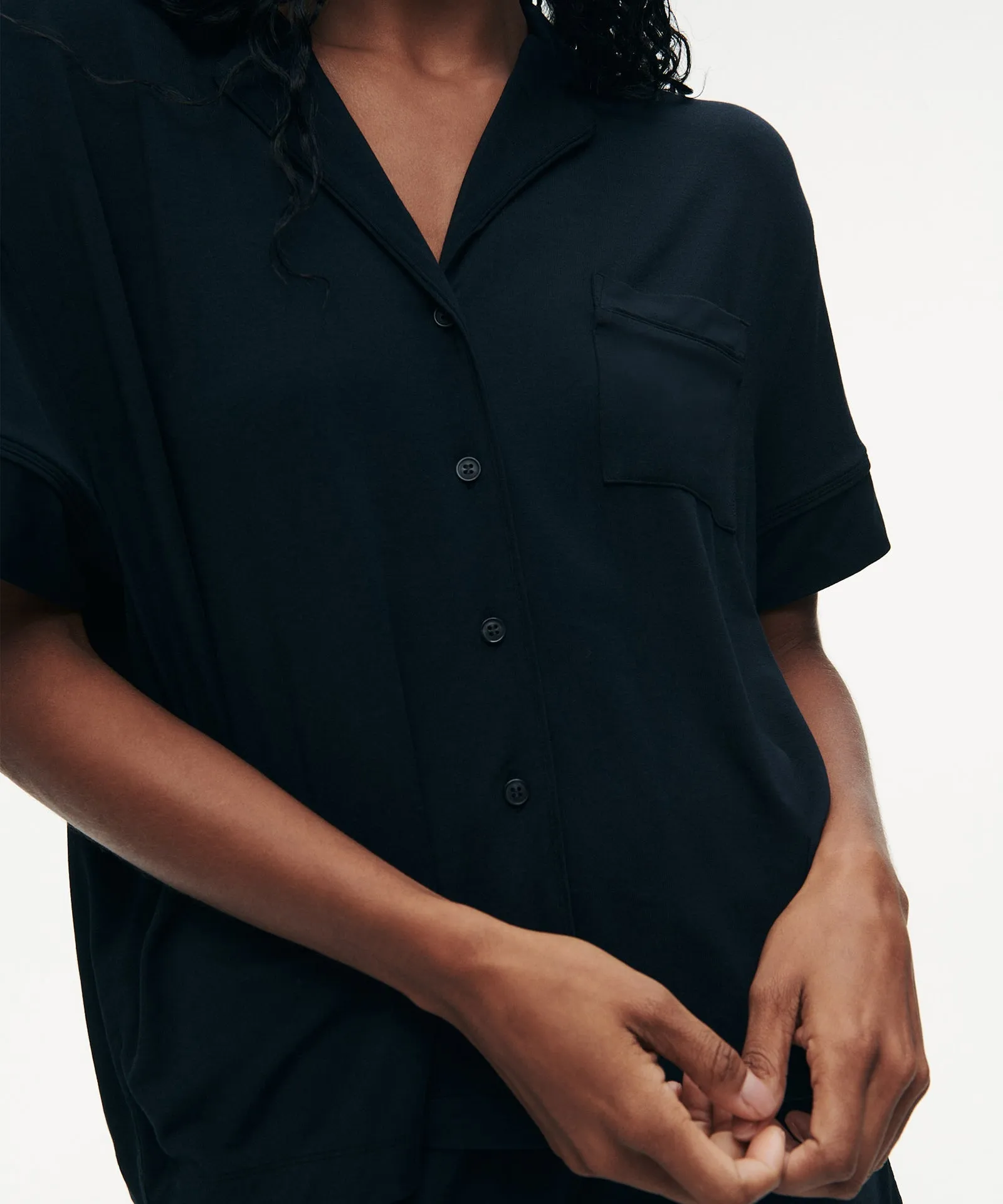 Women's Short Sleeve Pajama Set sold by Naadam product image thumbnail 4