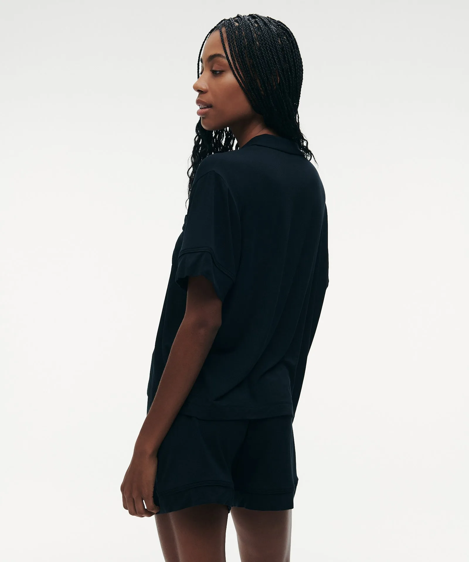 Women's Short Sleeve Pajama Set sold by Naadam product image thumbnail 5