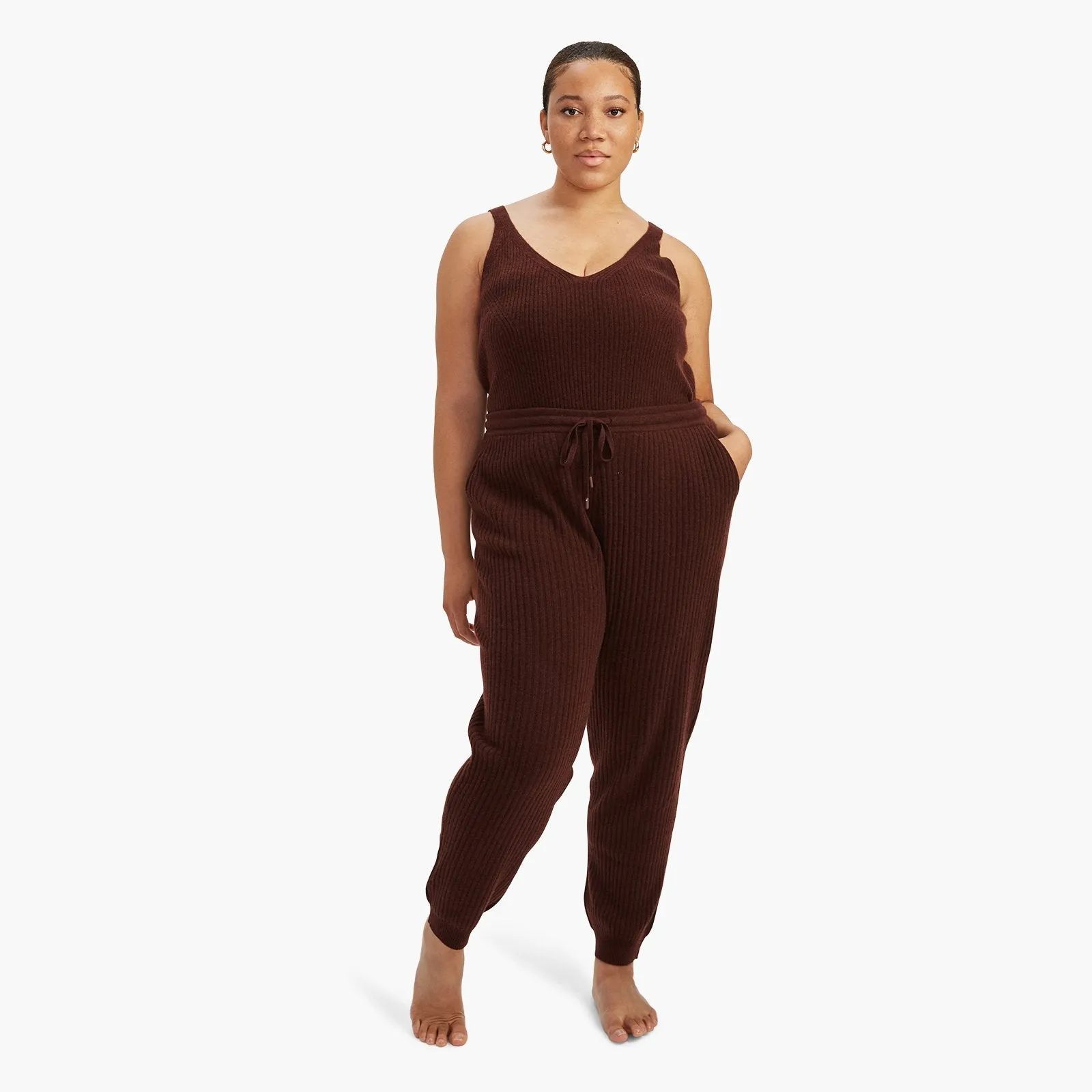 Cashmere Ribbed Jogger sold by Naadam