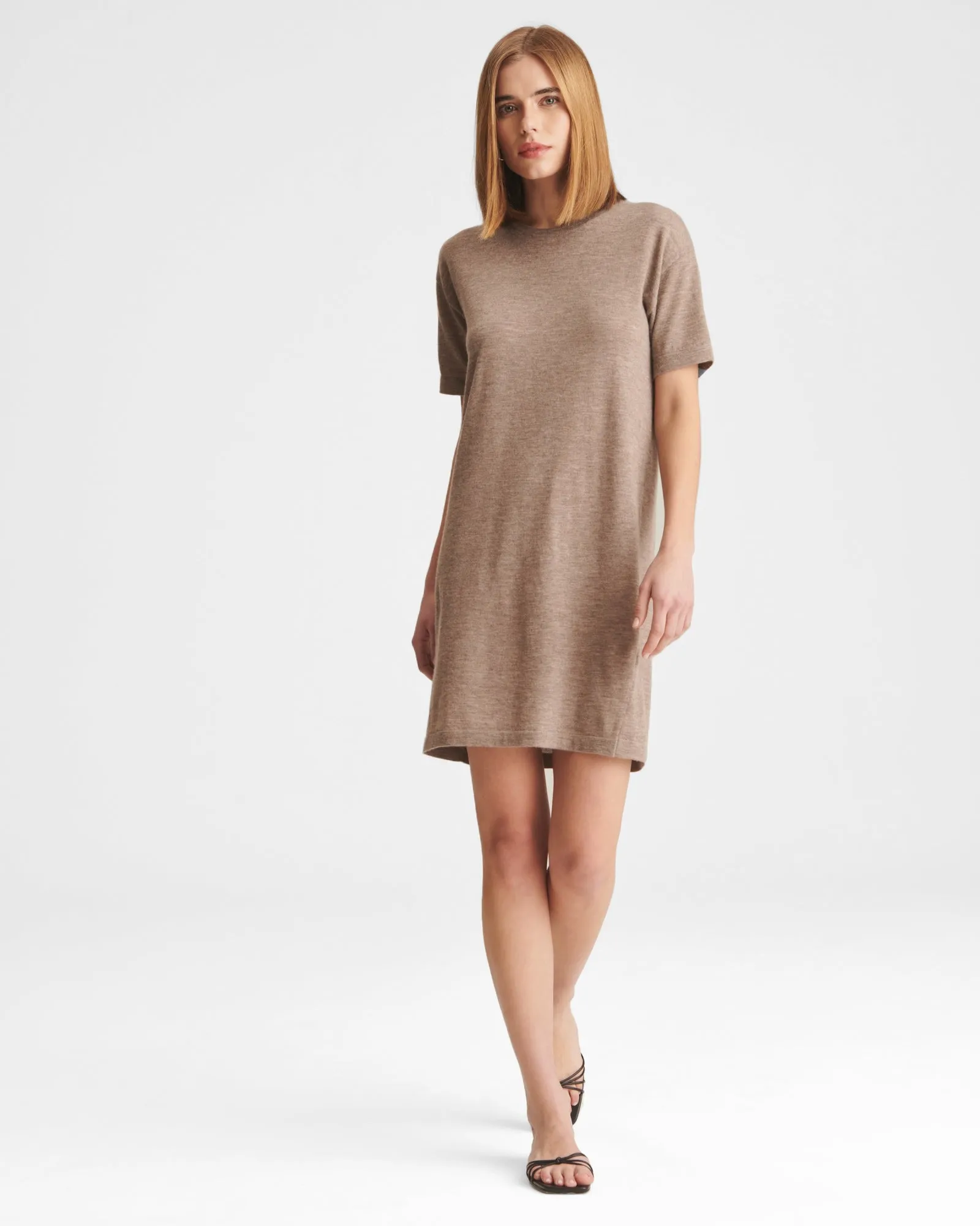 Fancy Cashmere T-Shirt Mini Dress sold by Naadam