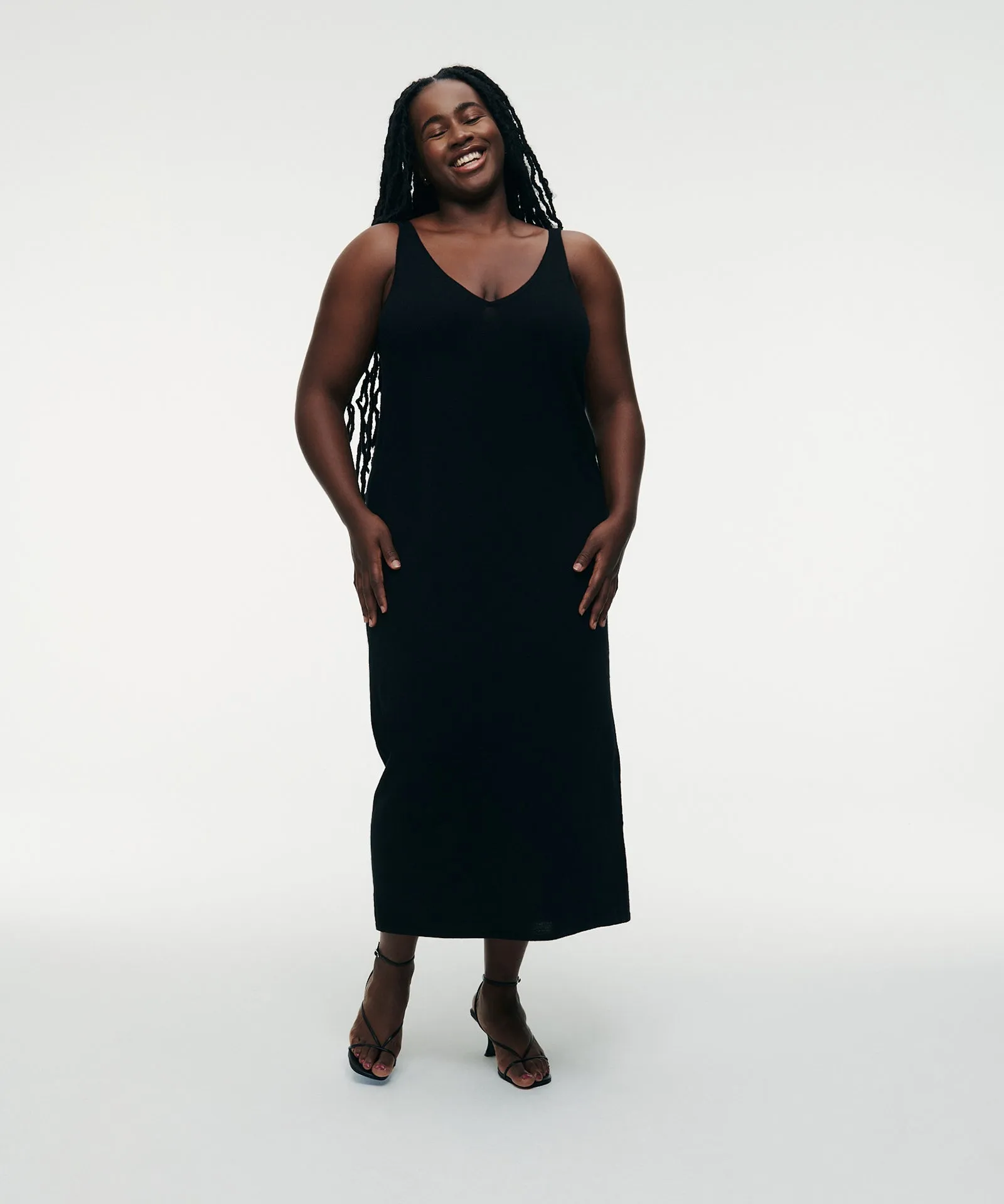 Super Fine Cashmere Tank Dress sold by NAADAM product image thumbnail 3