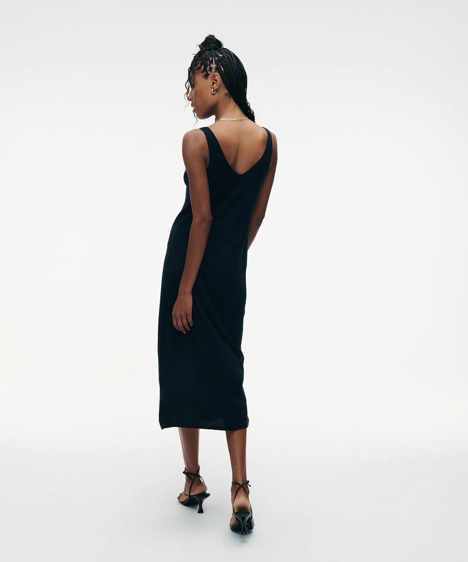 Super Fine Cashmere Tank Dress sold by NAADAM product image thumbnail 4