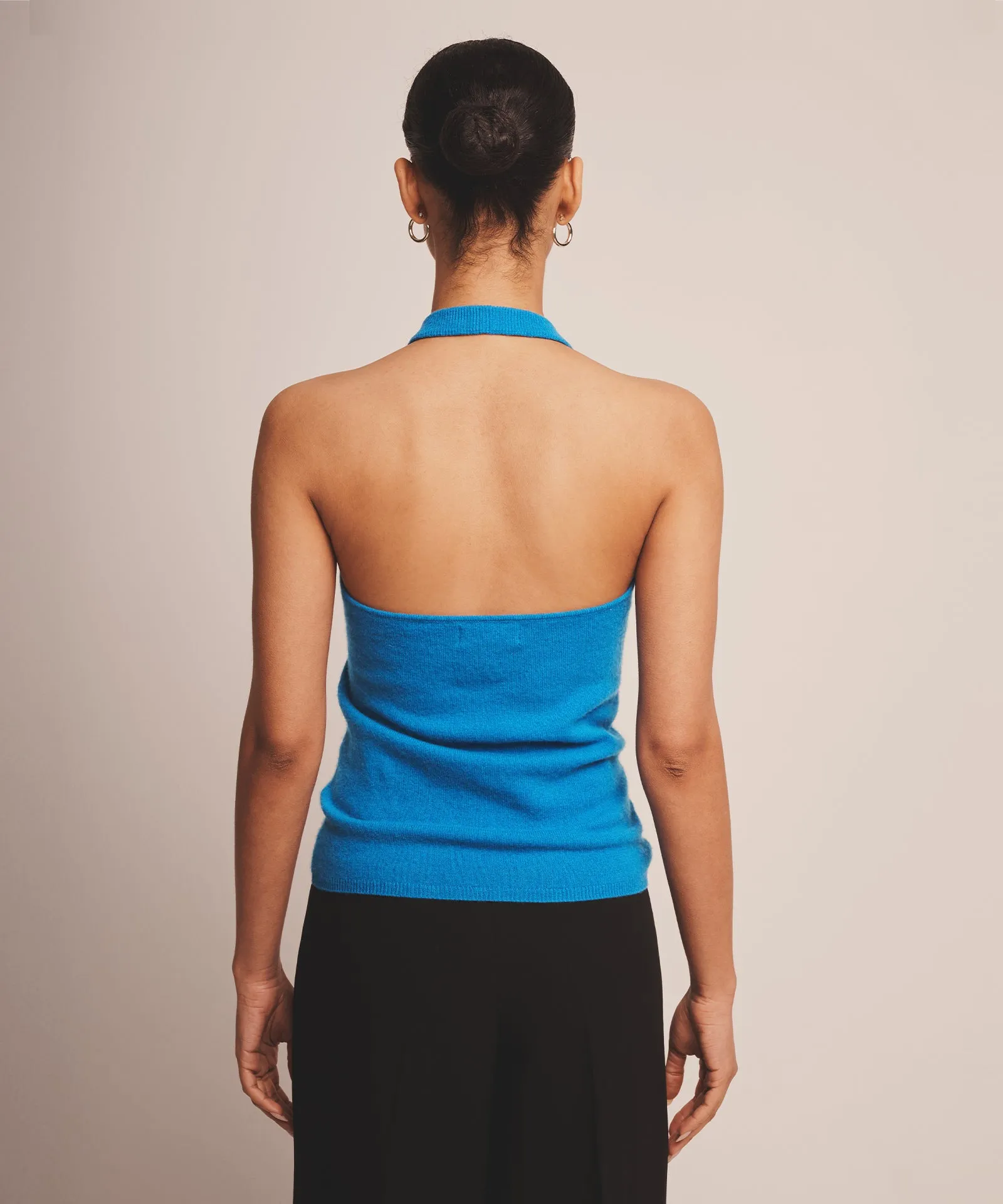 Signature Cashmere Halter Top sold by Naadam product image thumbnail 4