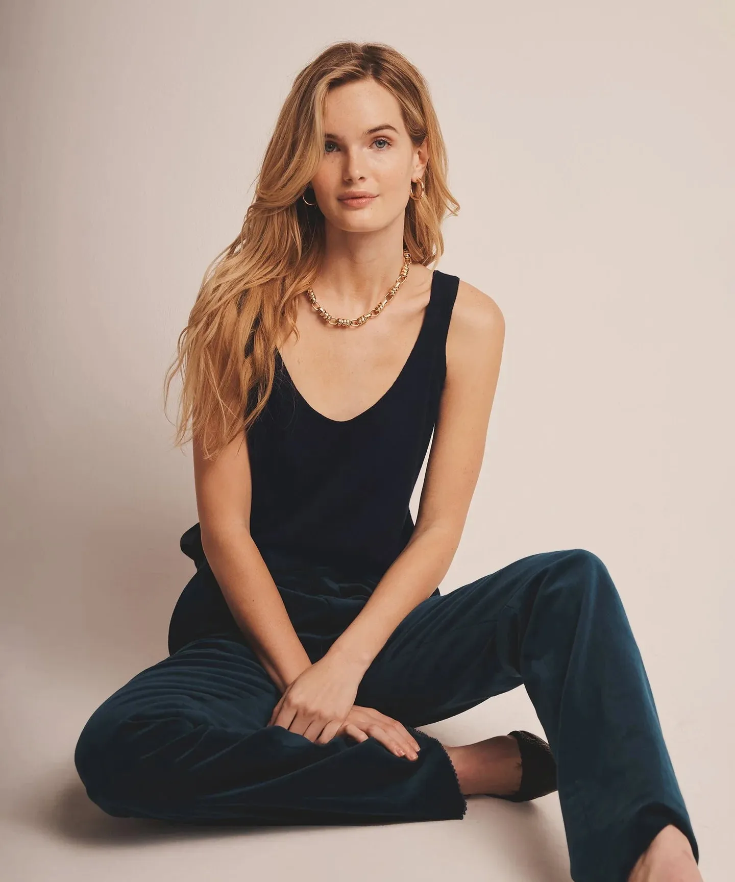 Super Fine Cashmere Tank sold by NAADAM