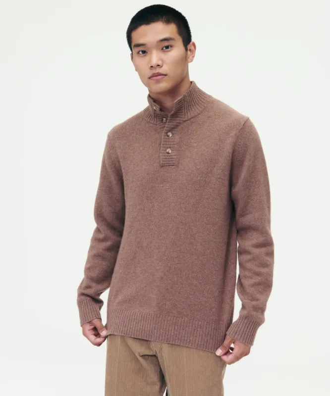 Cashmino Quarter Button Sweater sold by Naadam