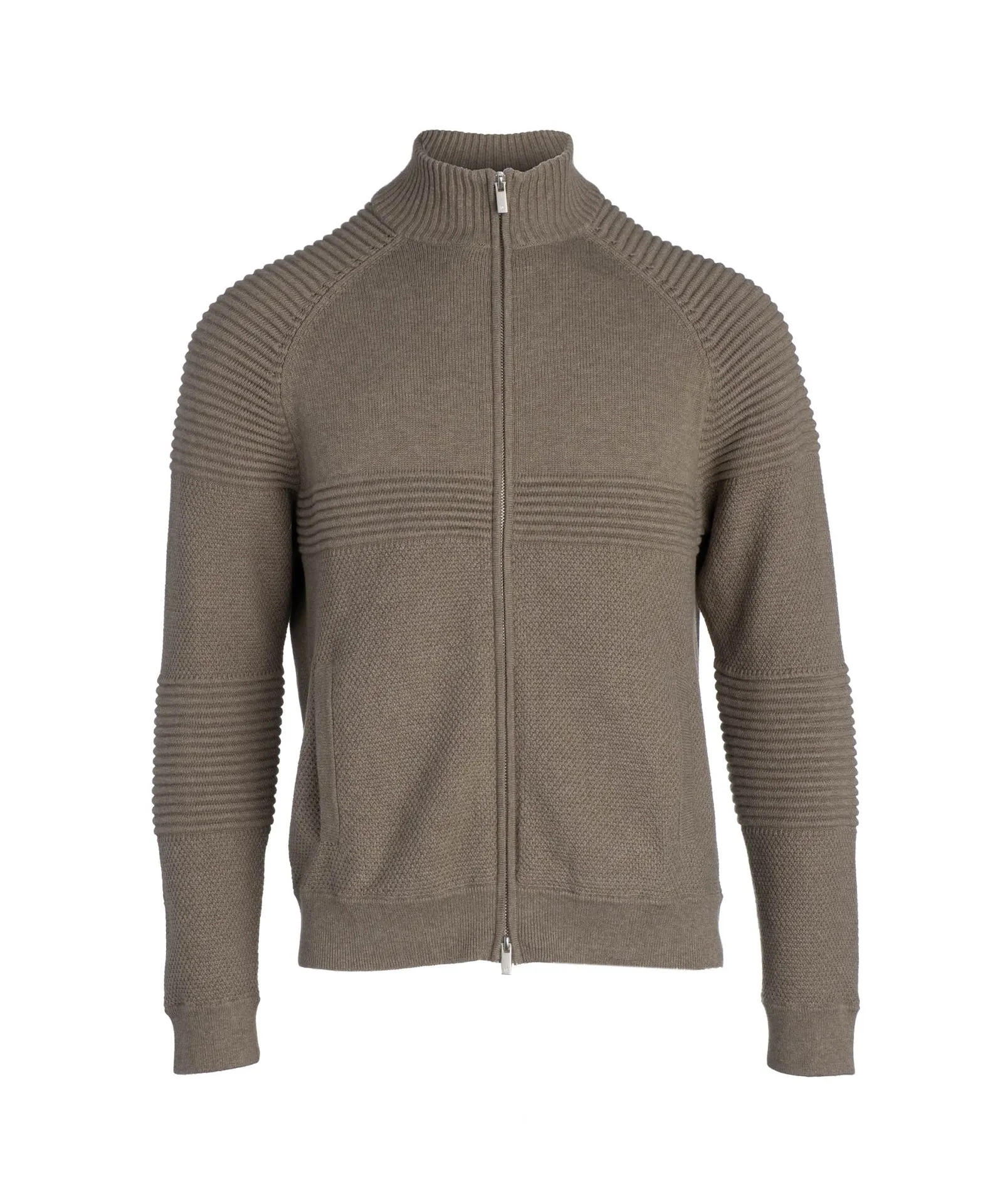 Multi Textured Zip Cardigan sold by Naadam product image thumbnail 2