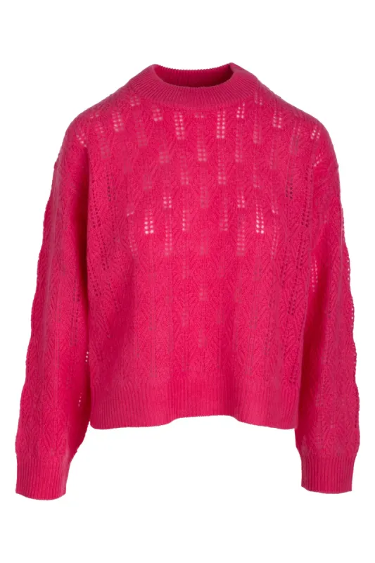 Cashmere Pointelle Crew sold by Naadam