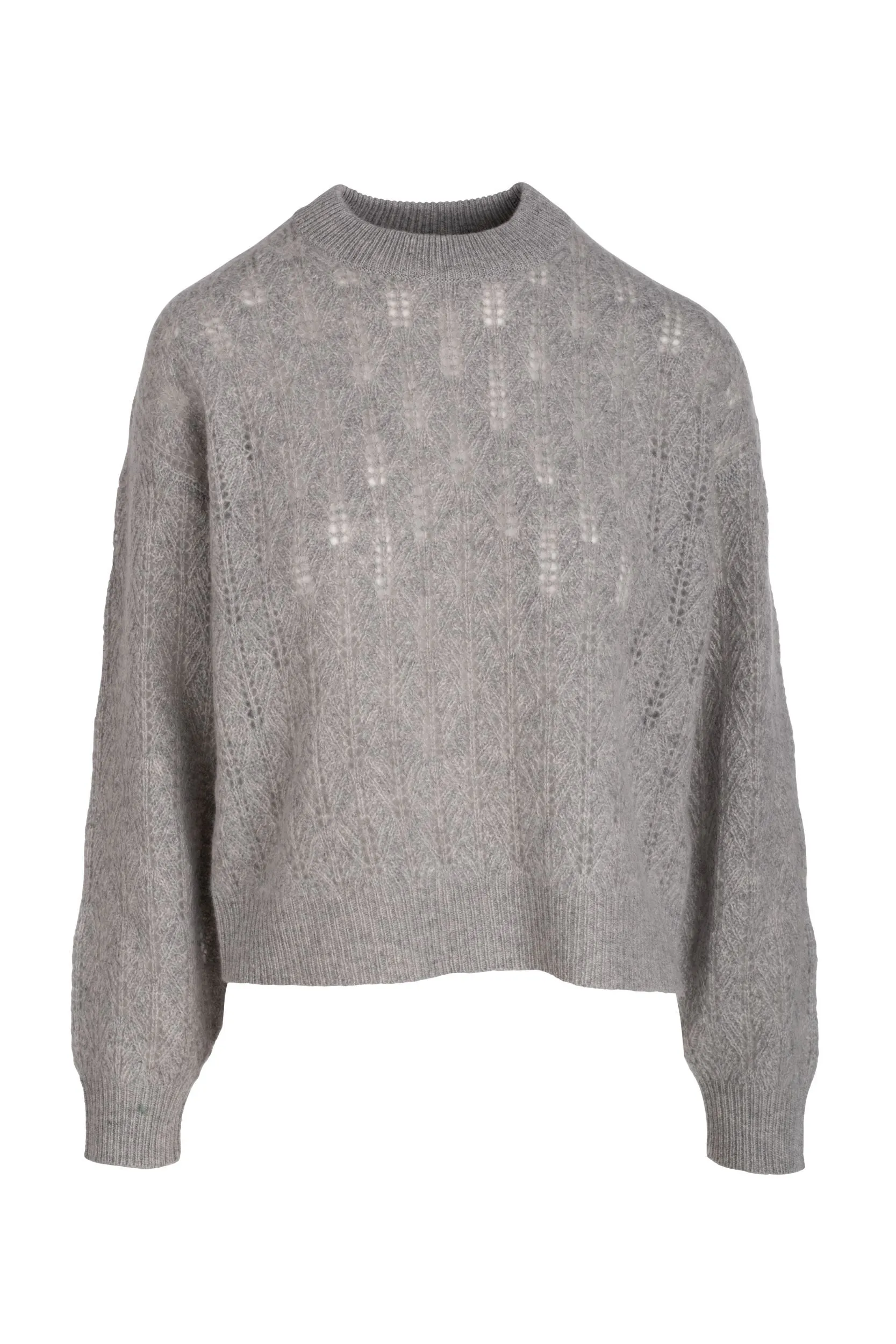 Cashmere Pointelle Crew sold by Naadam product image thumbnail 5