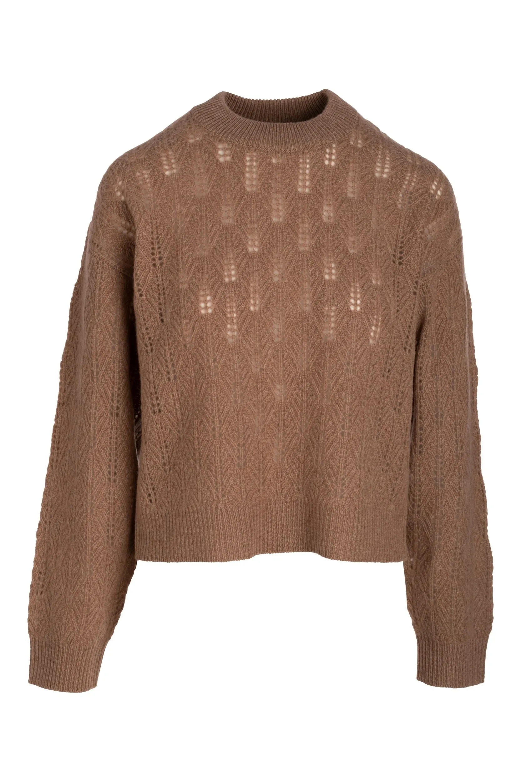 Cashmere Pointelle Crew sold by Naadam product image thumbnail 4