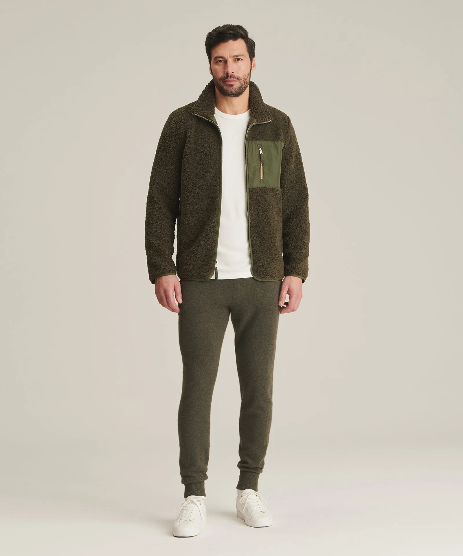 Sherpa Zip Up Jacket sold by Naadam