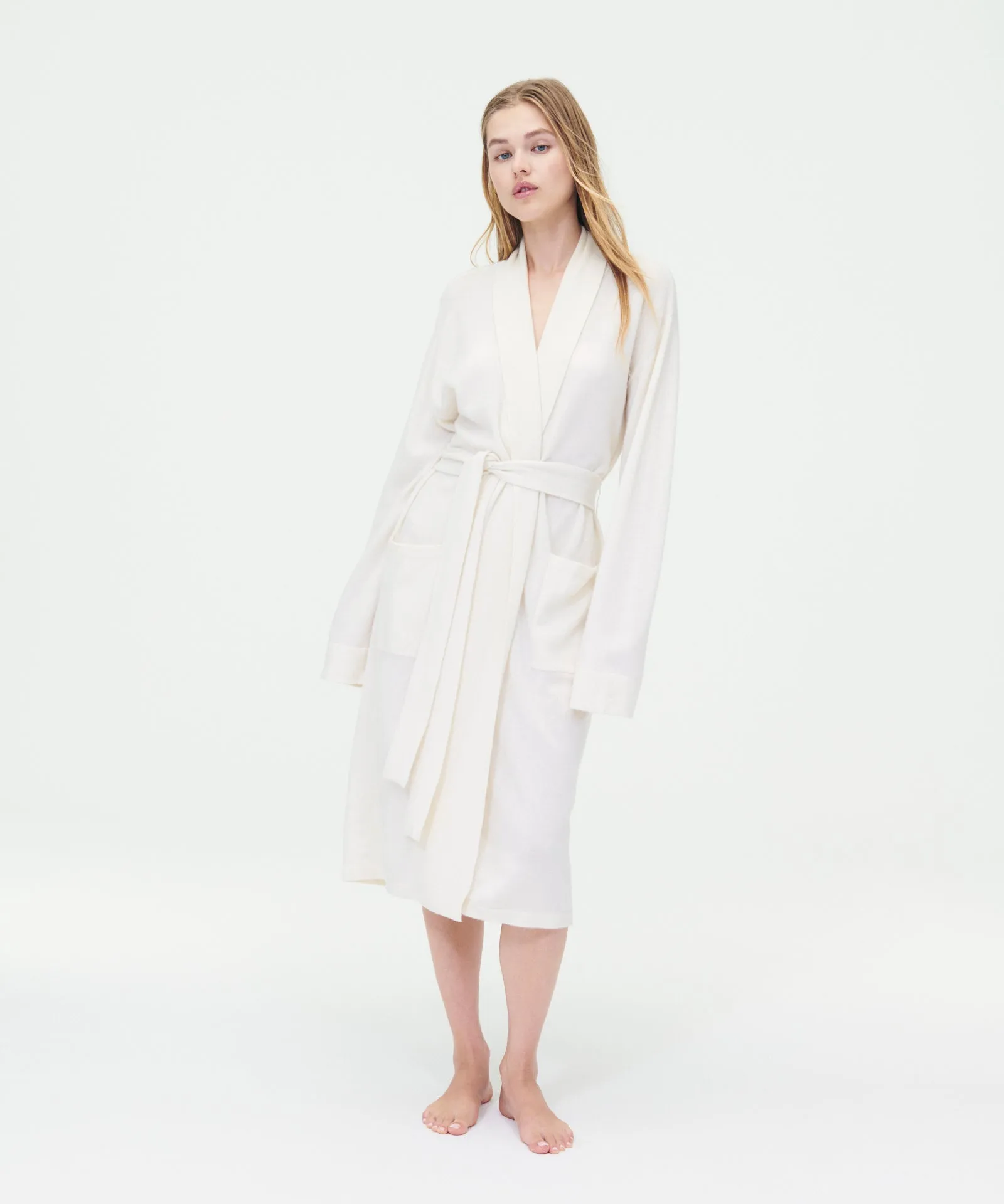 Signature Cashmere Long Robe sold by NAADAM product image thumbnail 4
