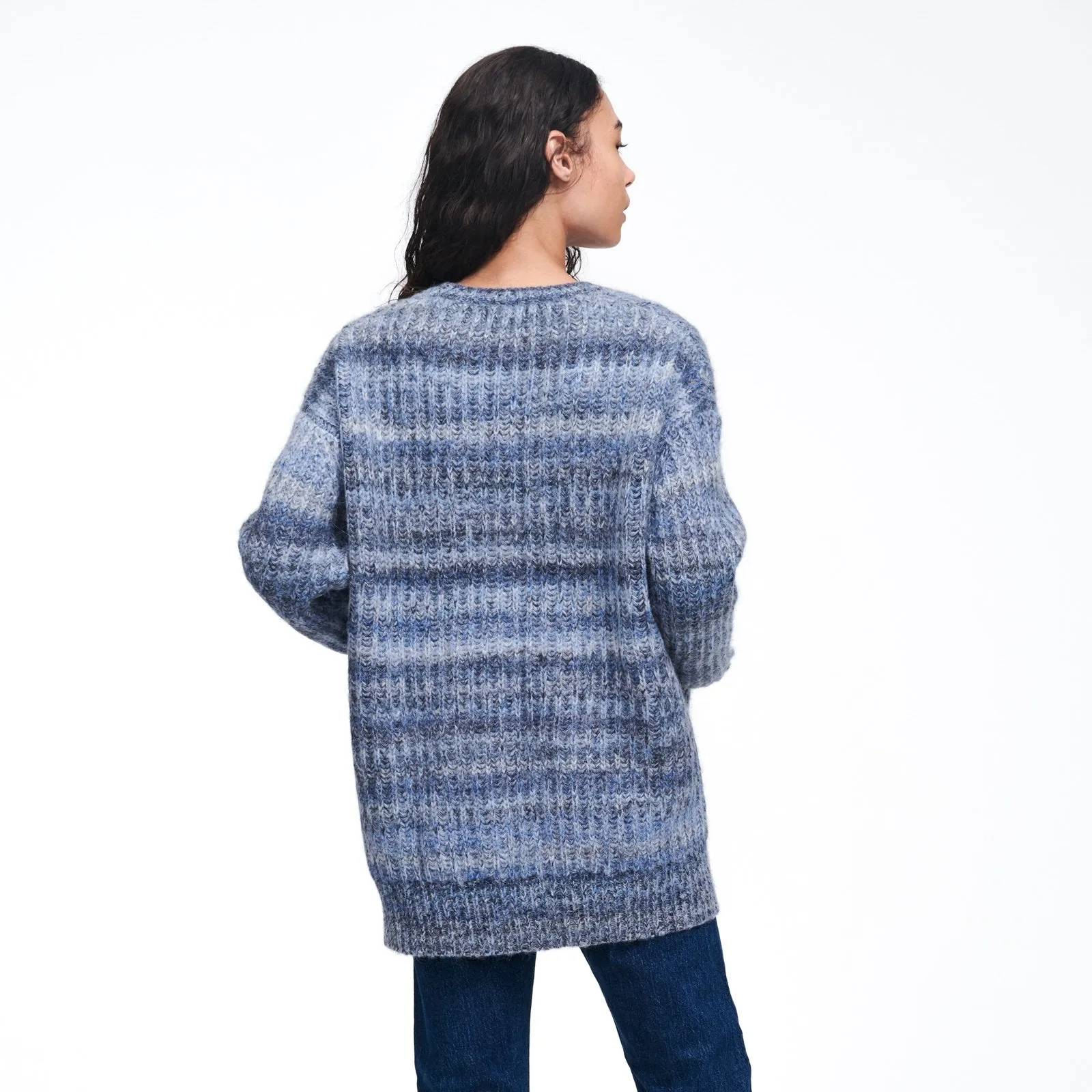 Alpaca-Blend Space Dye Cardigan sold by Naadam product image thumbnail 4