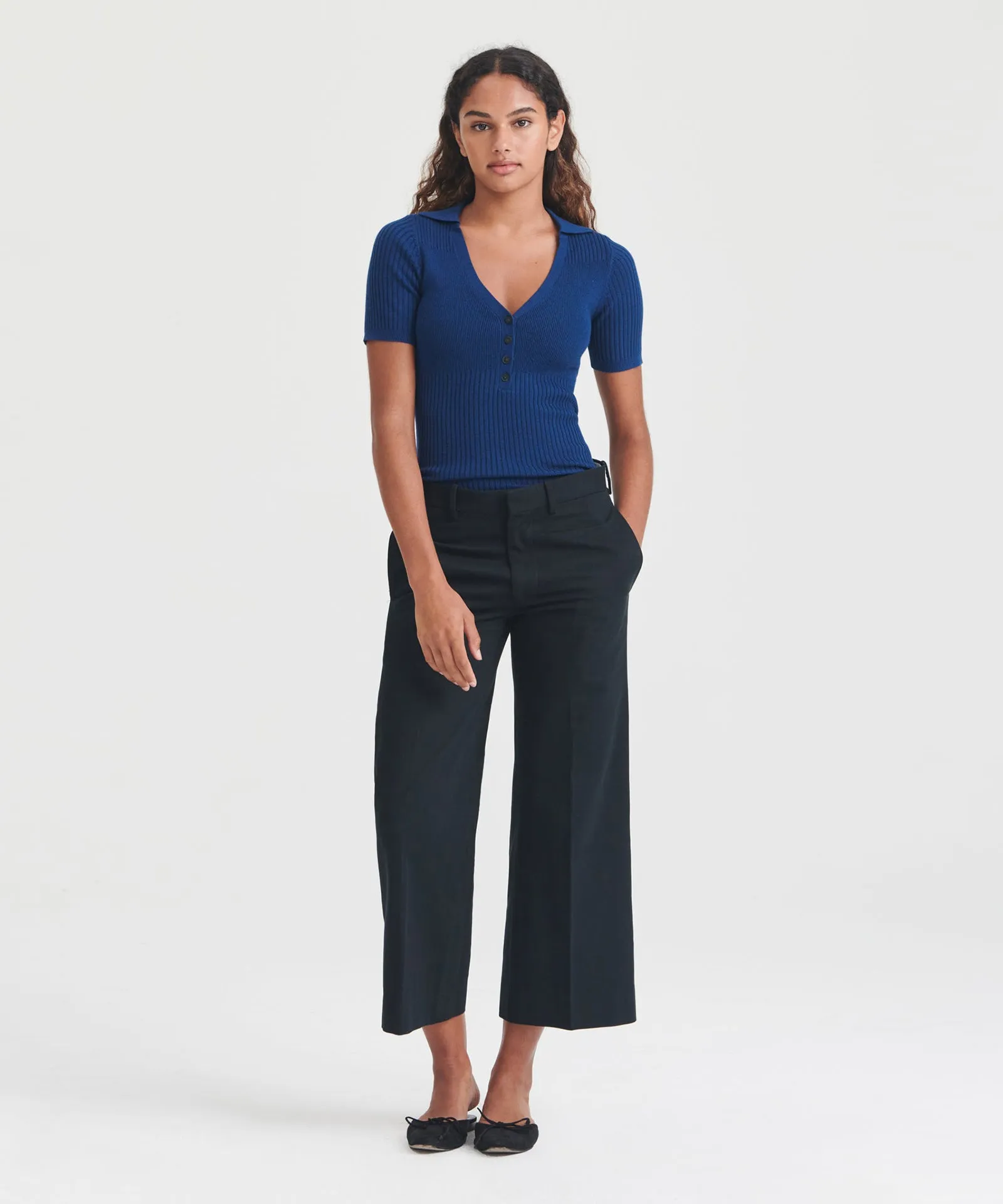 Silk Cashmere Short Sleeve Polo sold by Naadam