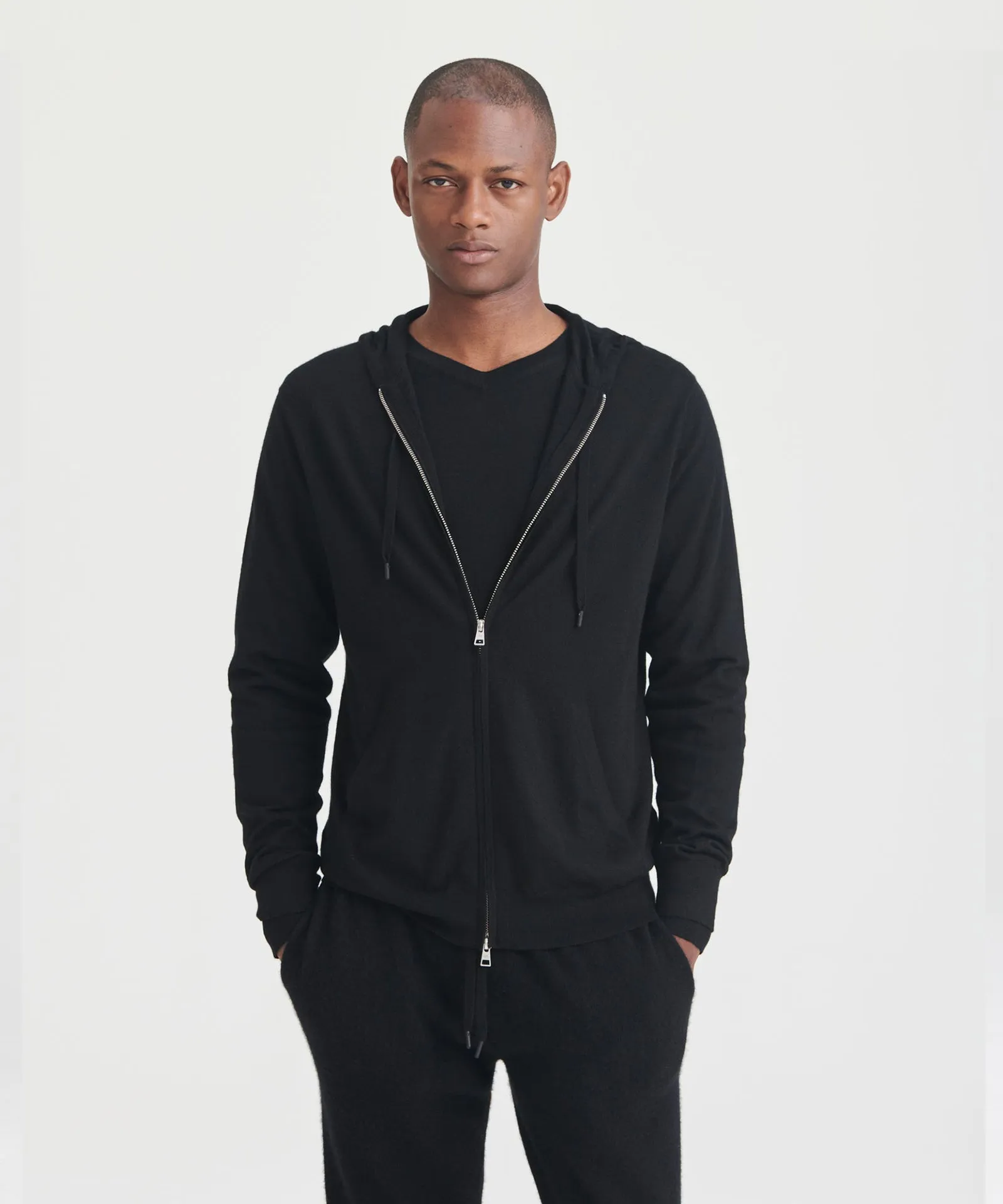 Super Fine Cashmere Zip-Up Hoodie sold by NAADAM product image thumbnail 2
