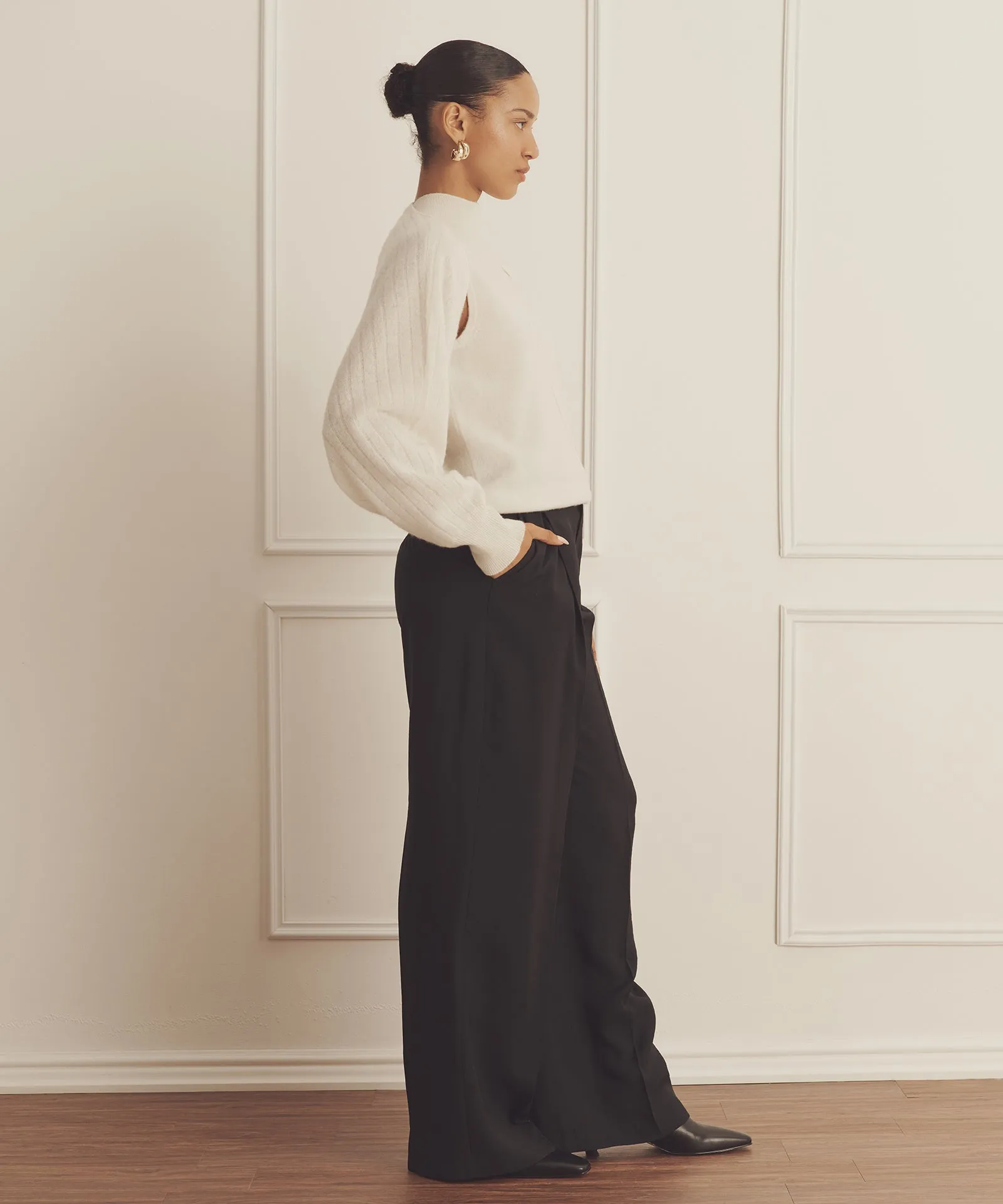 Novelty Cashmere Reversible Two Piece Turtleneck Set sold by Naadam product image thumbnail 5