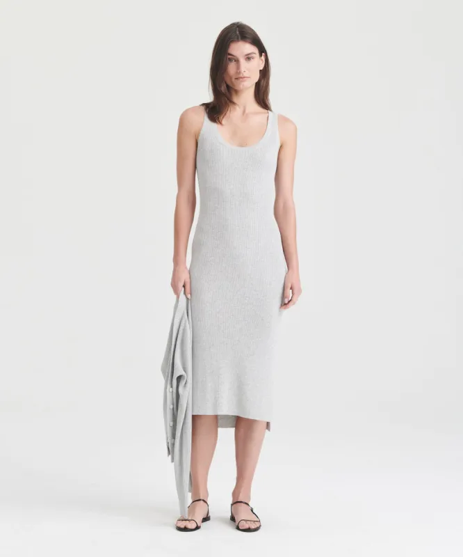 Silk Cashmere Midi Tank Dress made by NAADAM