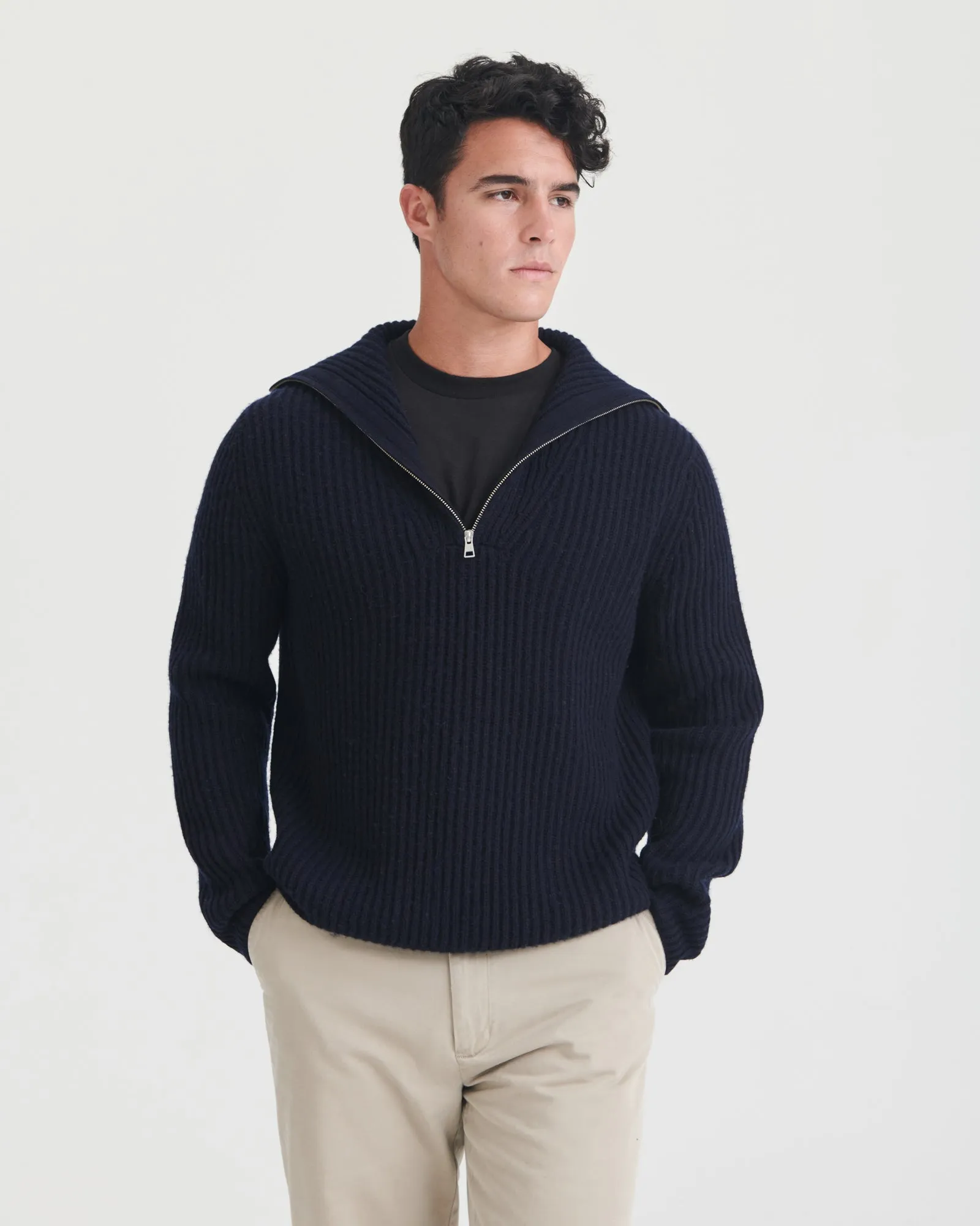 Cashmino Quarter Zip sold by NAADAM product image thumbnail 2