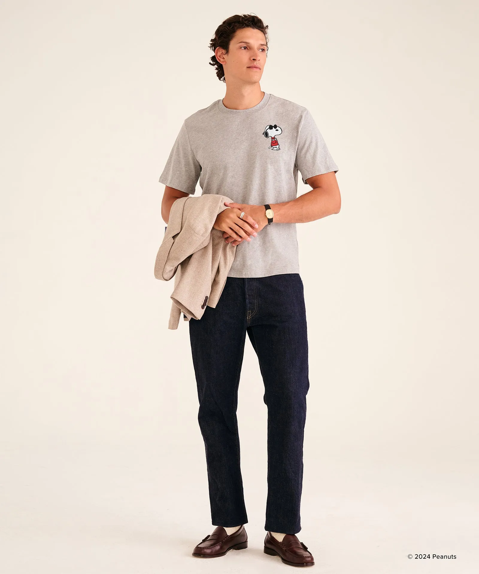 Peanuts Joe Cool Tee sold by Naadam product image thumbnail 3