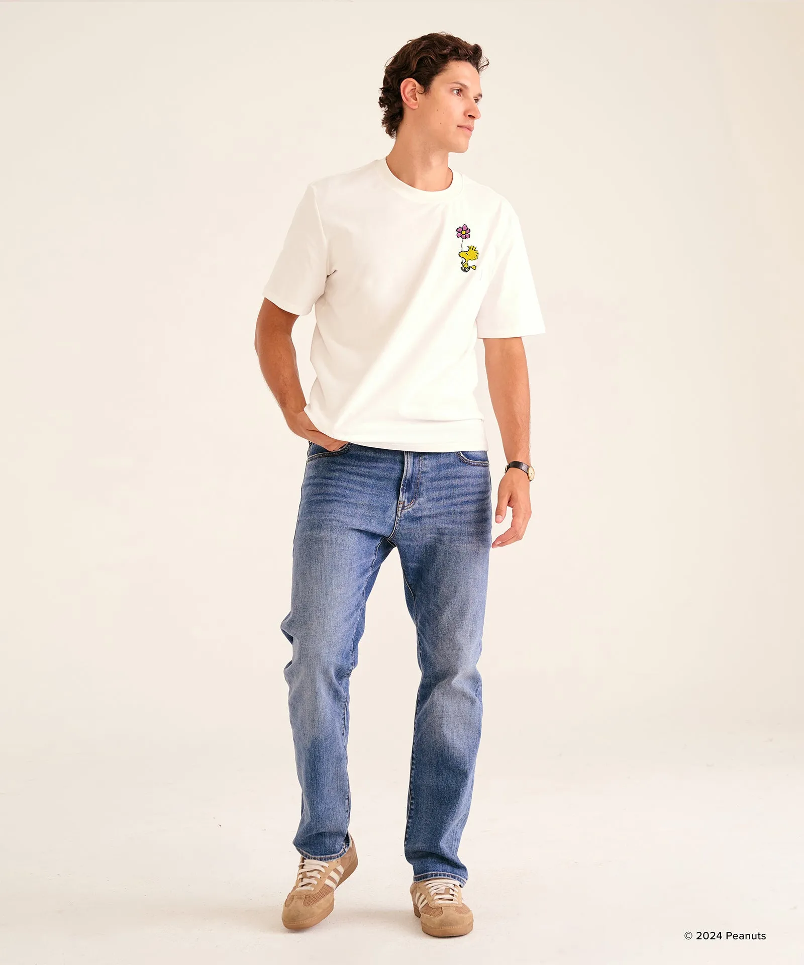 Peanuts Woodstock Flower Tee sold by Naadam product image thumbnail 4