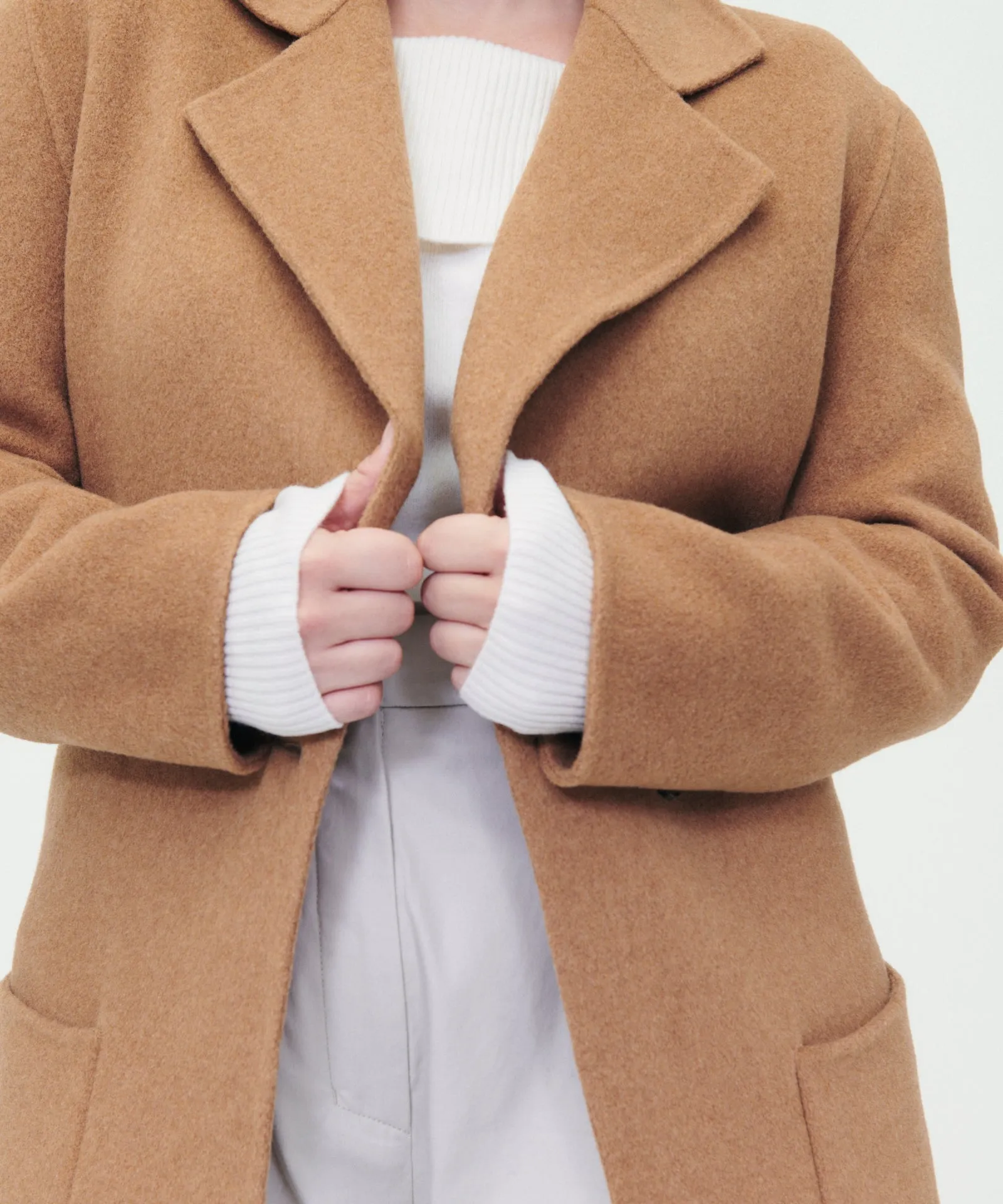 Classic Cashmere Blended Peacoat sold by Naadam product image thumbnail 5