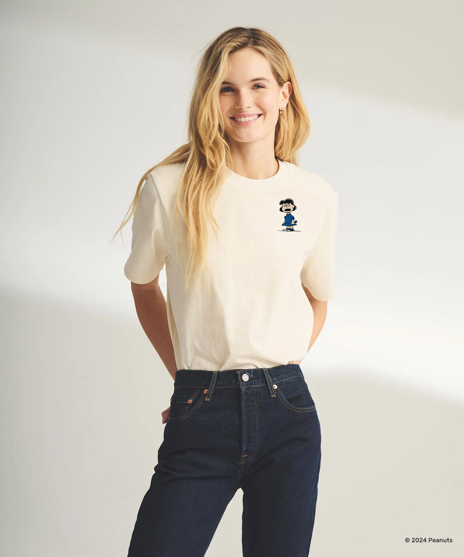 Peanuts Lucy Tee sold by Naadam product image thumbnail 5