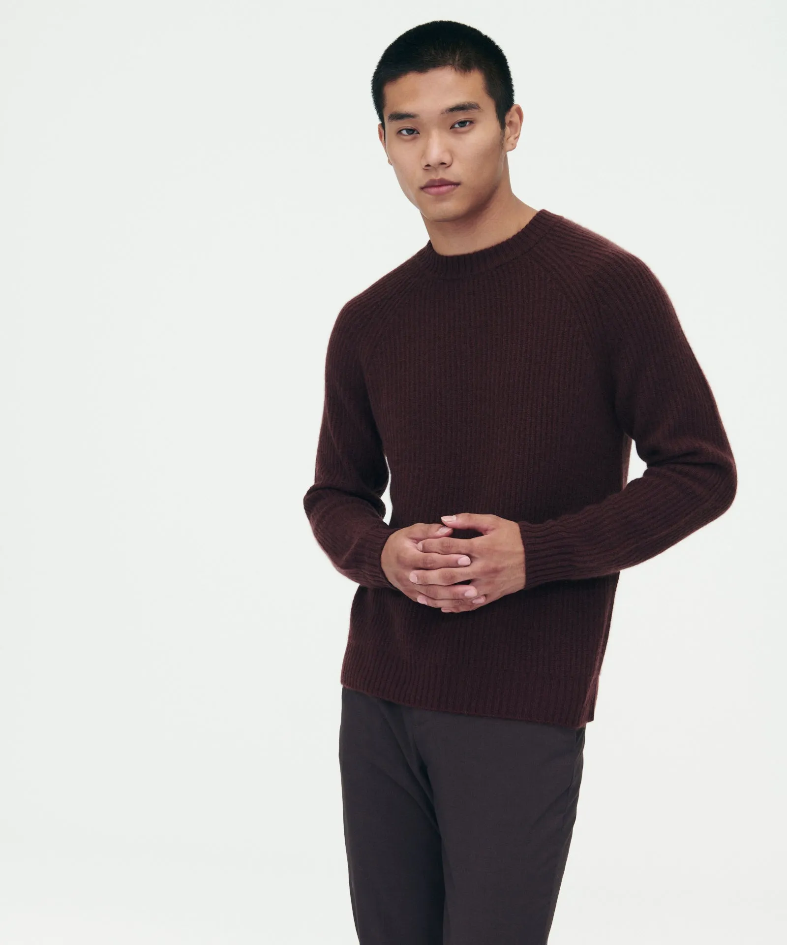 Luxe Cashmere Fisherman Crewneck Sweater sold by Naadam product image thumbnail 2