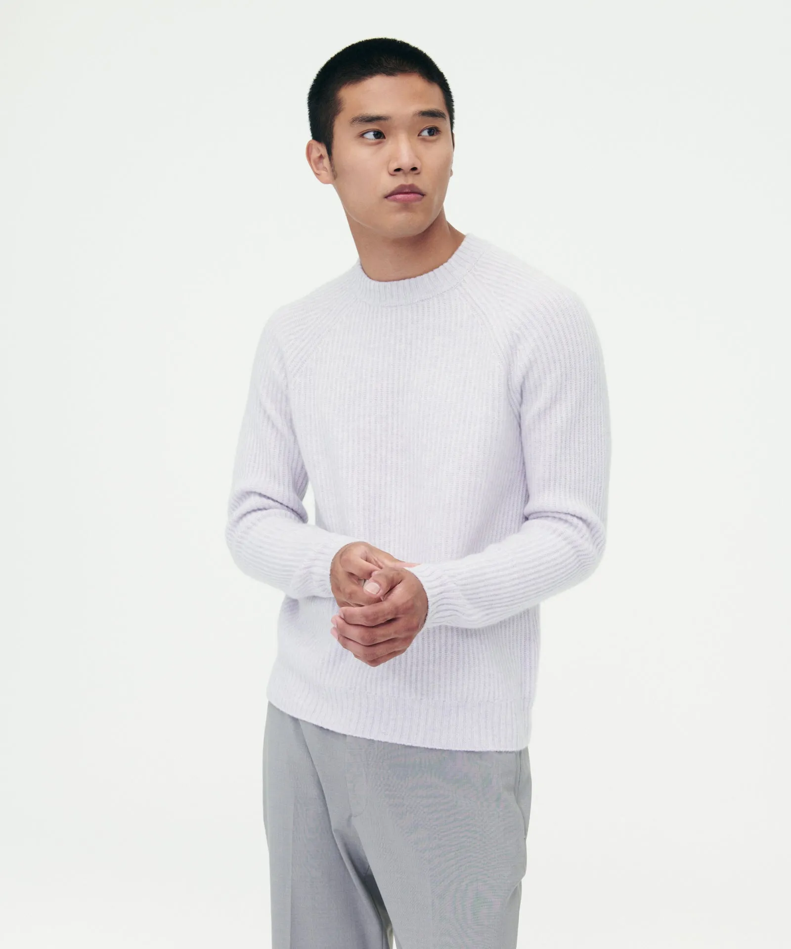 Luxe Cashmere Fisherman Crewneck Sweater sold by Naadam
