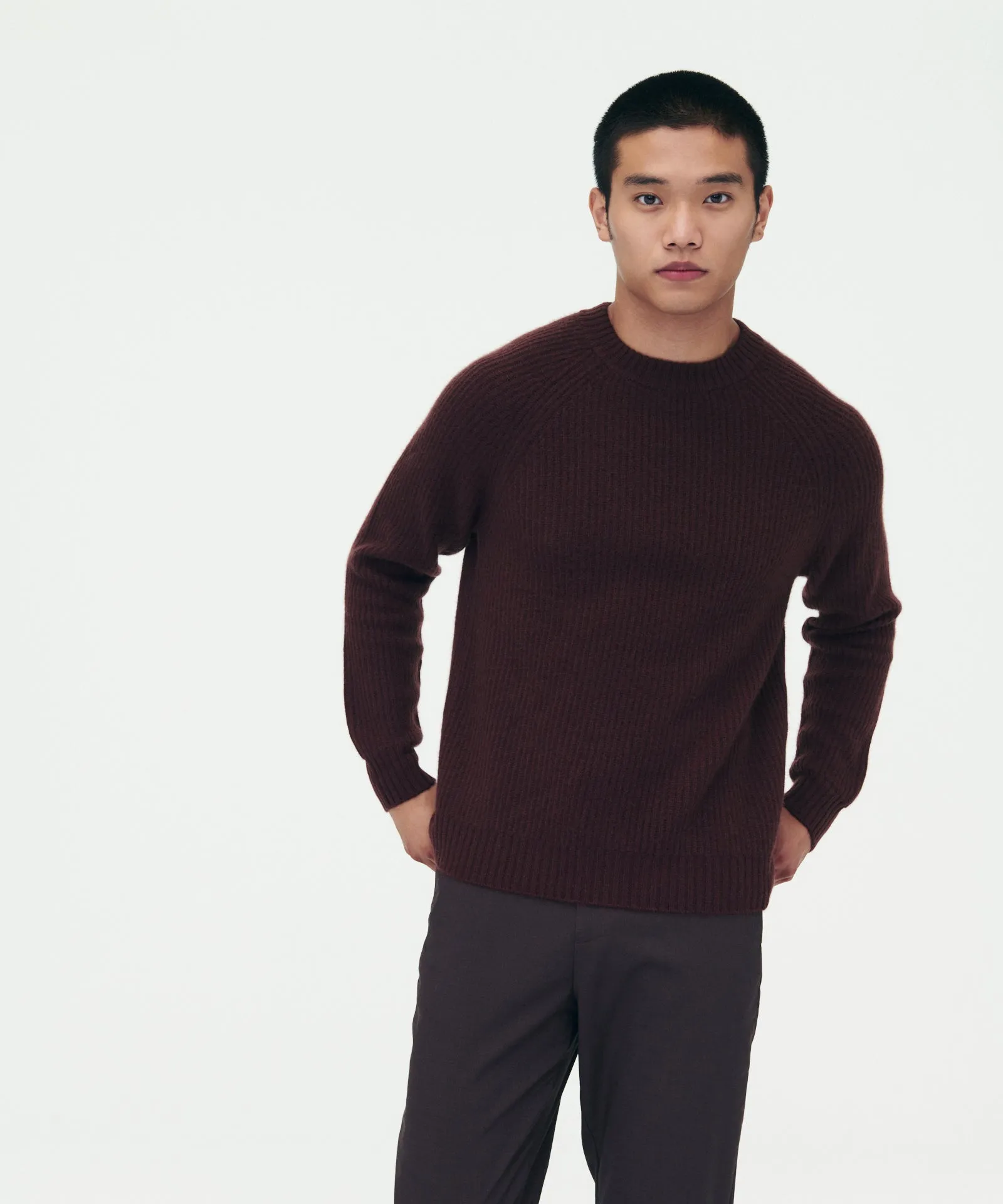 Luxe Cashmere Fisherman Crewneck Sweater sold by Naadam product image thumbnail 3